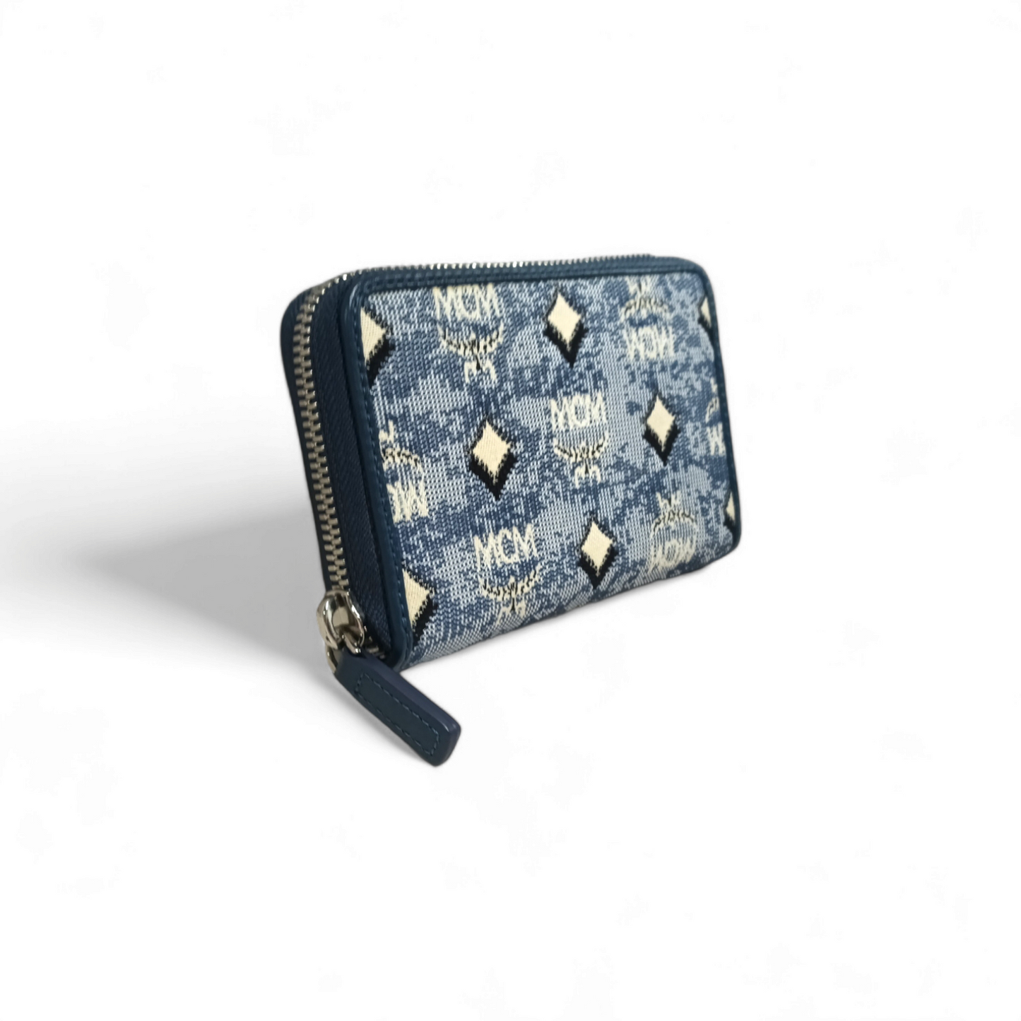 MCM Wallet MXL CATA01 LU001 Blue Rank B