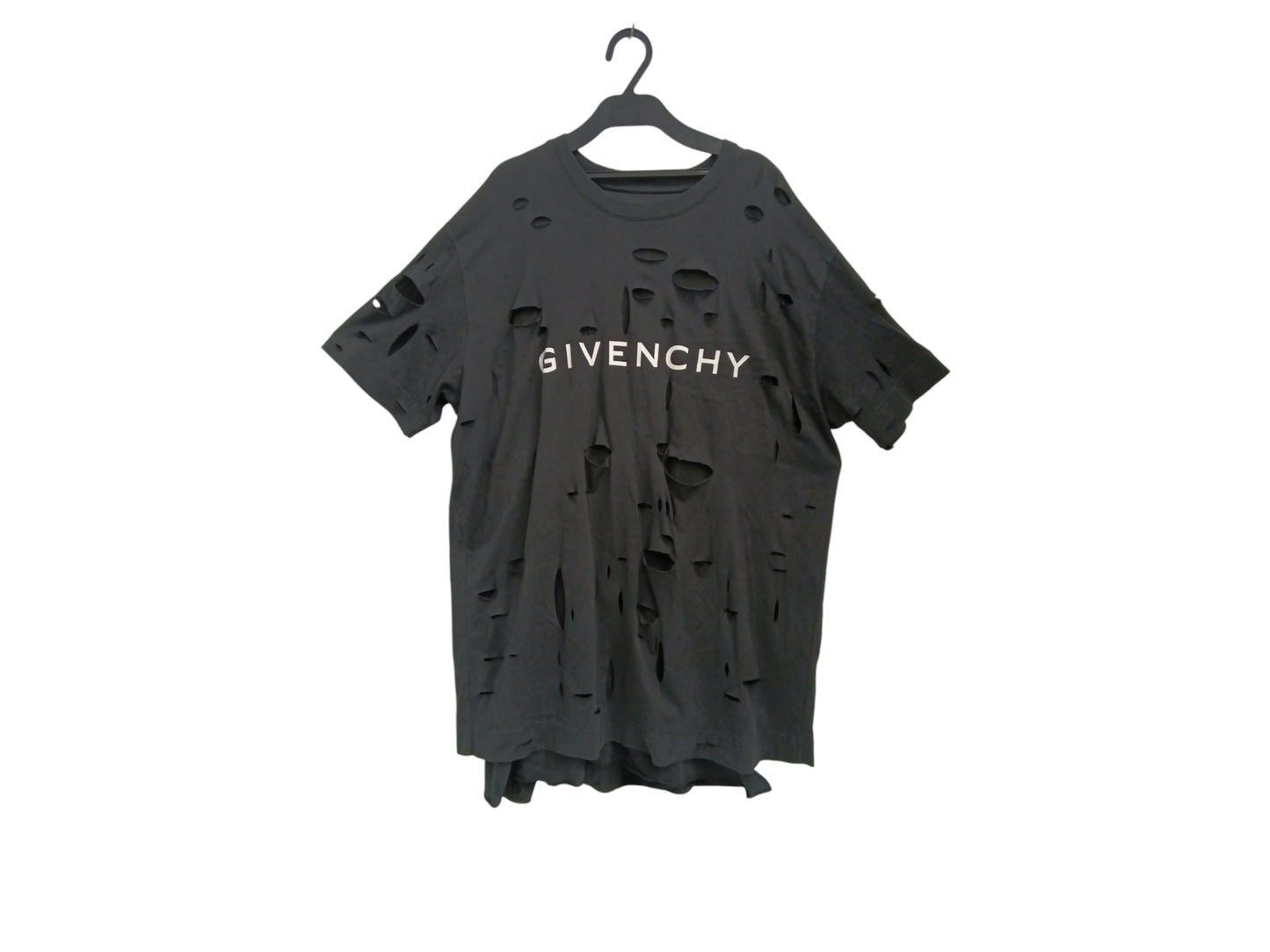GIVENCHY T-SHIRT SIZE M MENS BLACK BM71G13Y9W