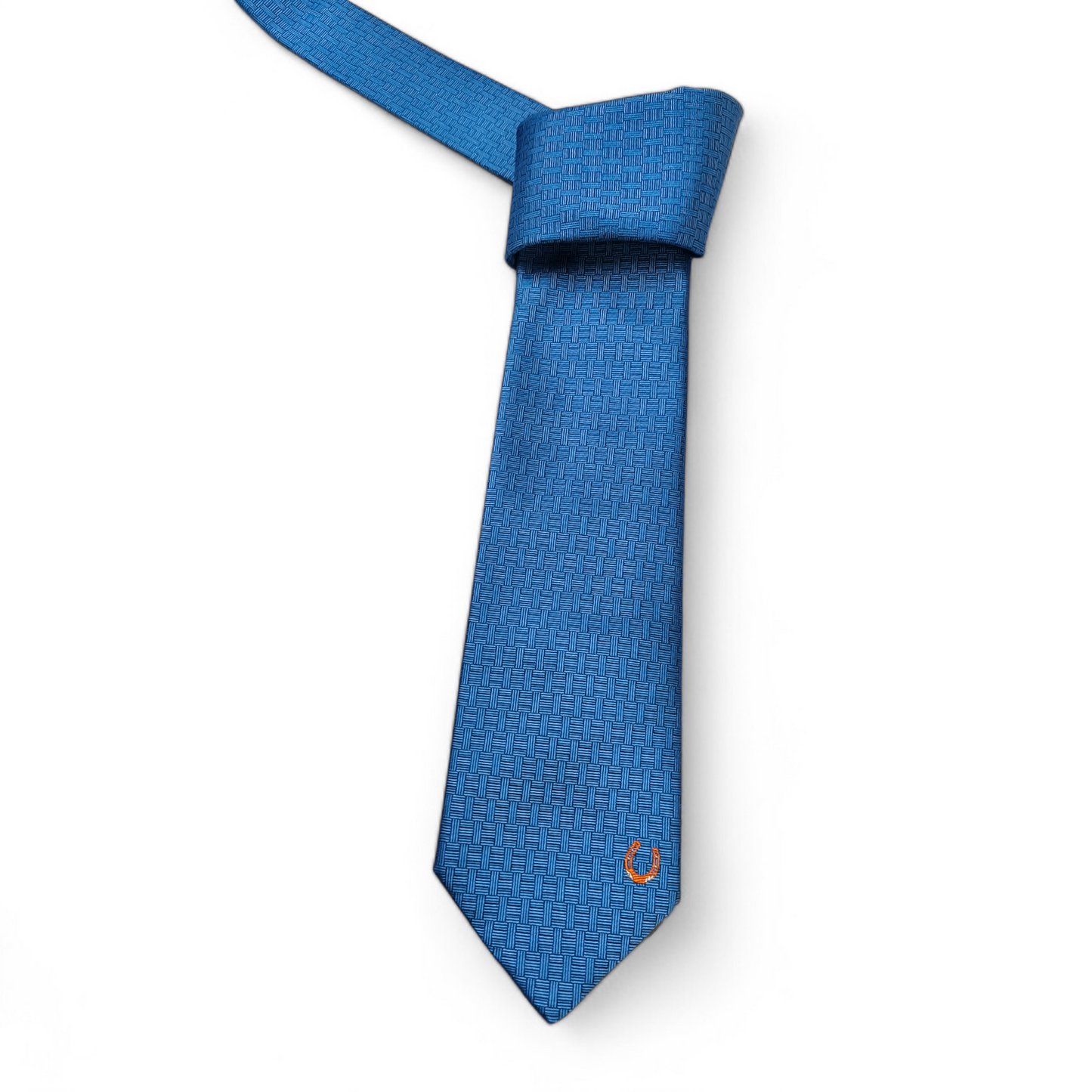 HERMES Necktie sky Blue Unused Item