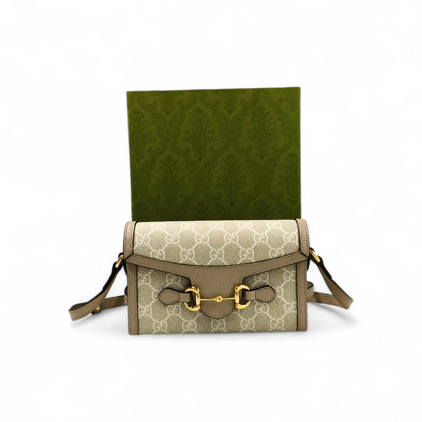 GUCCI Shoulder Bag 699296 2184 Beige Rank A