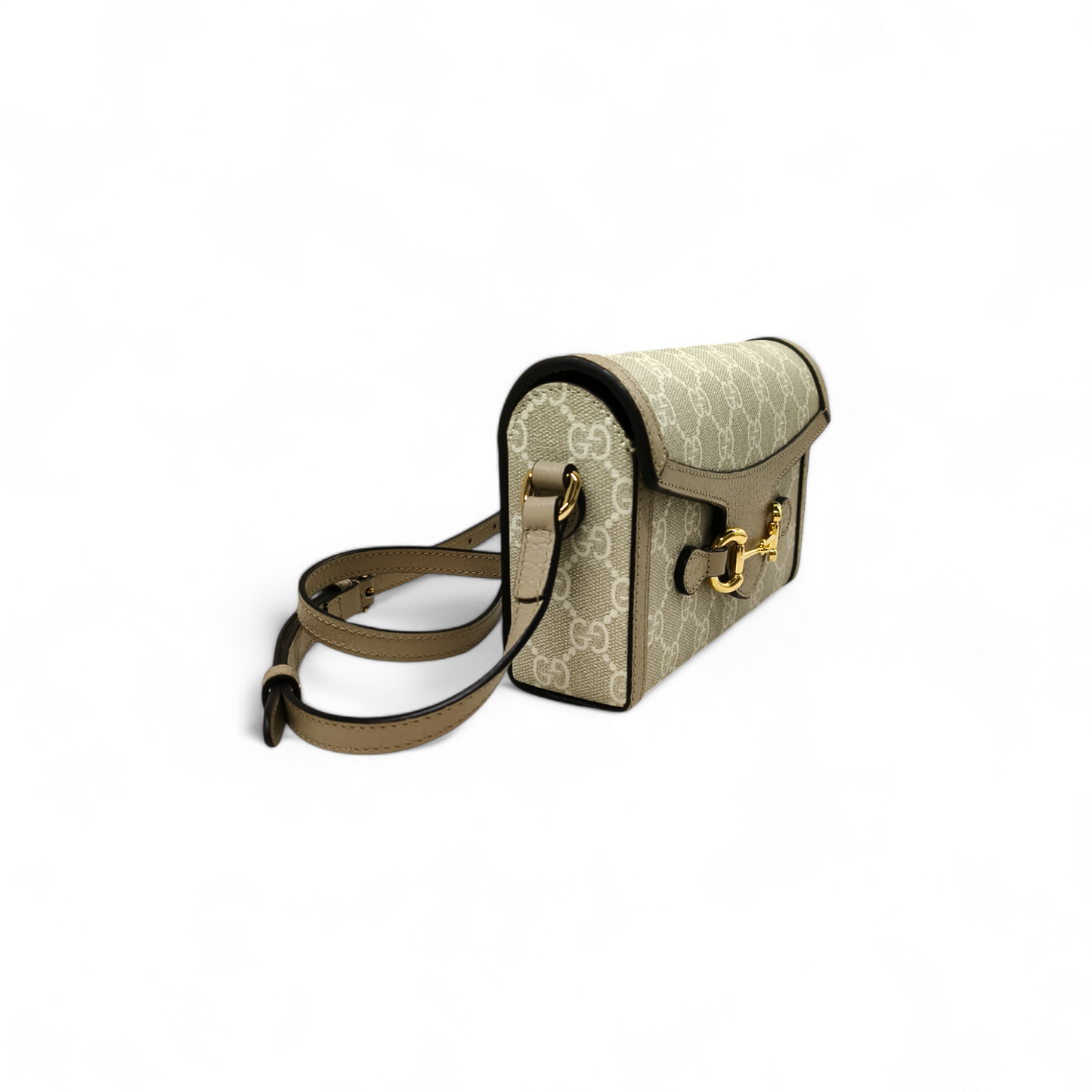 GUCCI Shoulder Bag 699296 2184 Beige Rank A