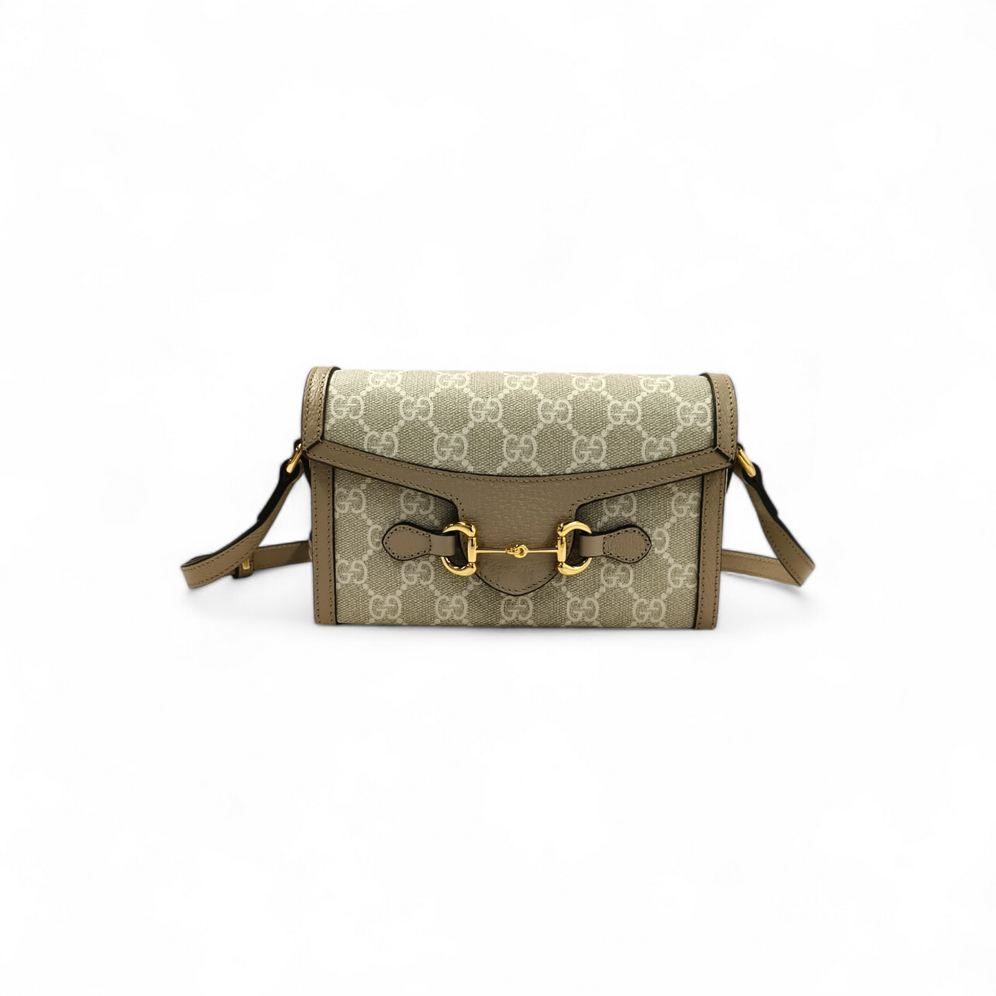 GUCCI Shoulder Bag 699296 2184 Beige Rank A