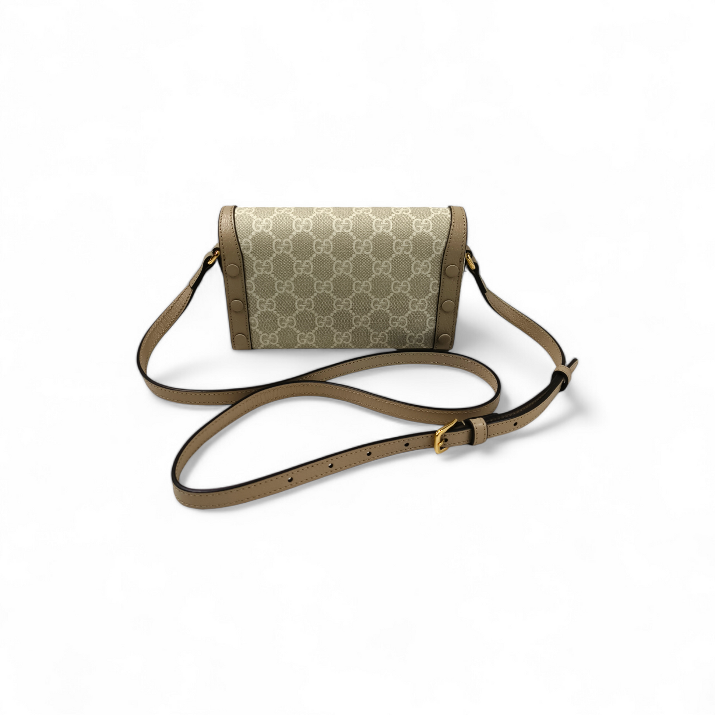 GUCCI Shoulder Bag 699296 2184 Beige Rank A