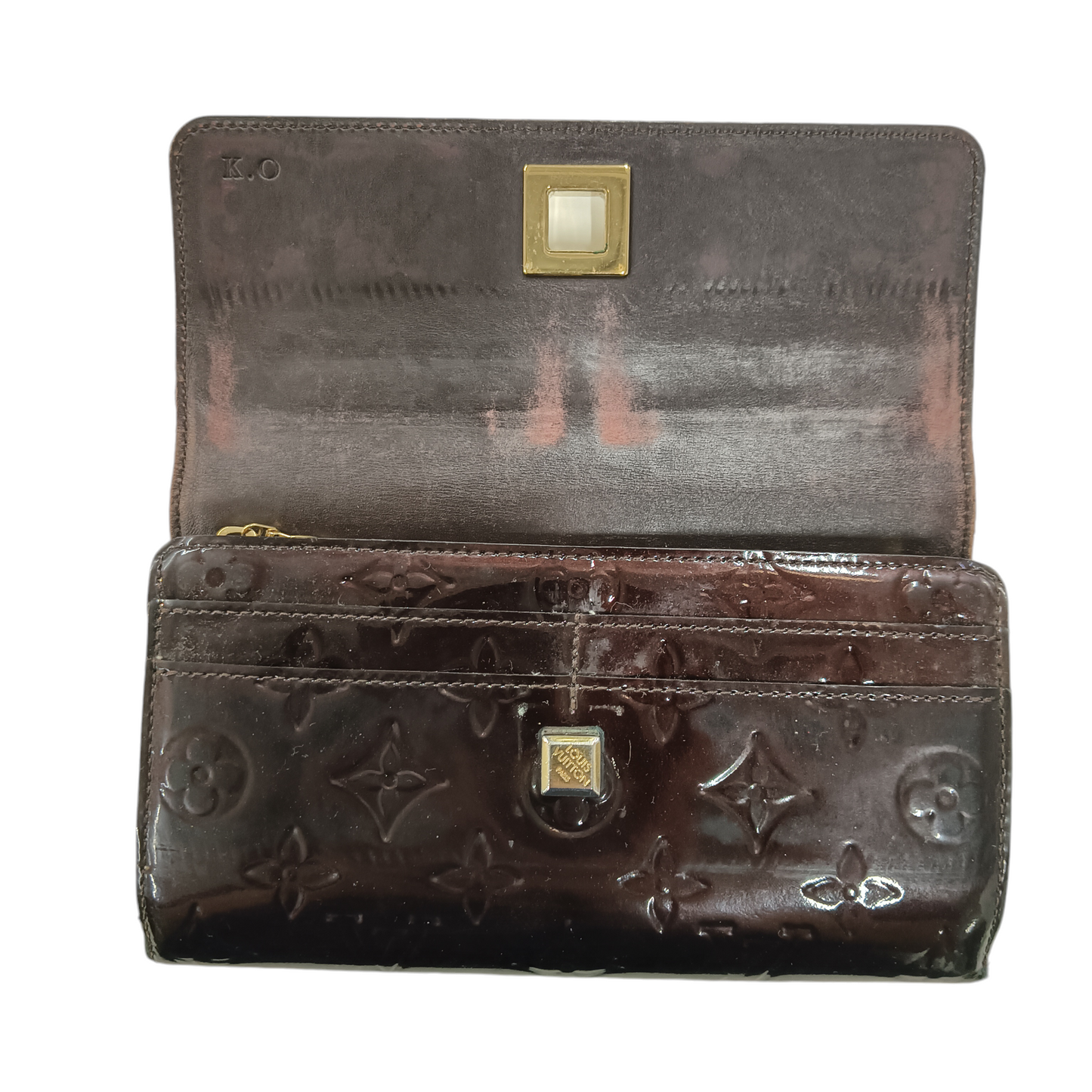 LOUIS VUITTON Wallet Vernis
