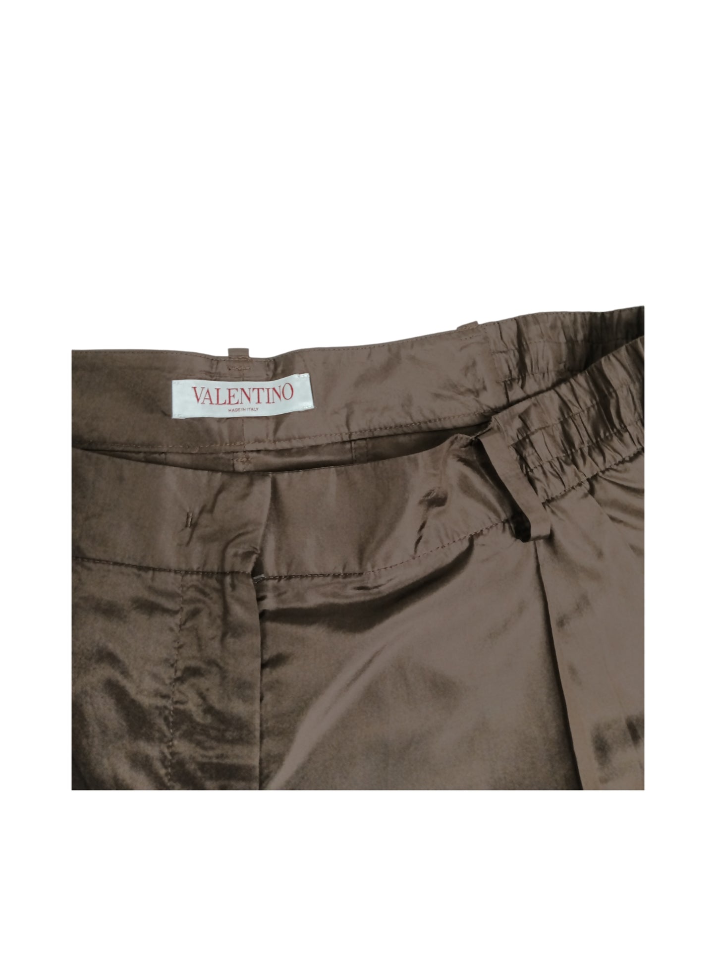 VALENTINO HAIF PANTS 42 LADY'S BROWN 0000050500