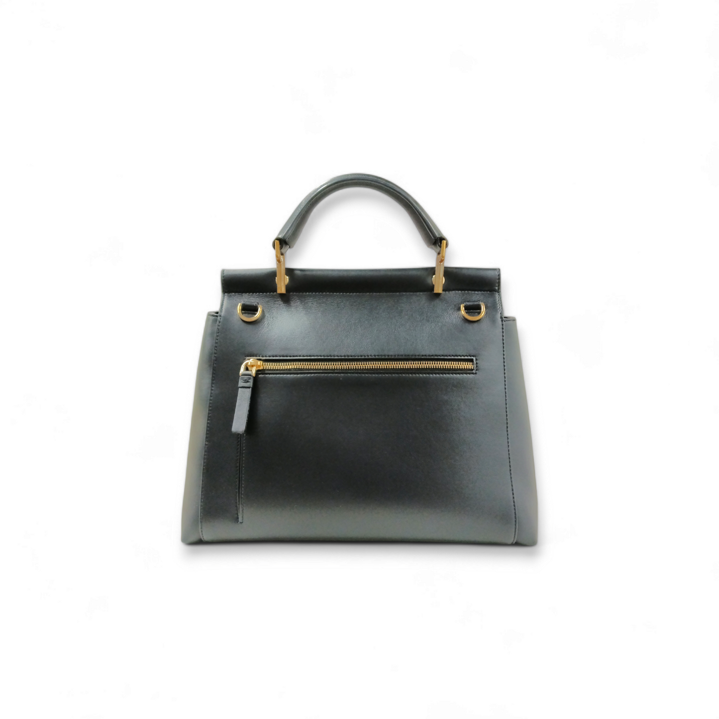 Roger vivier Tote Bag Black Cabas Metal Buckle Rank B