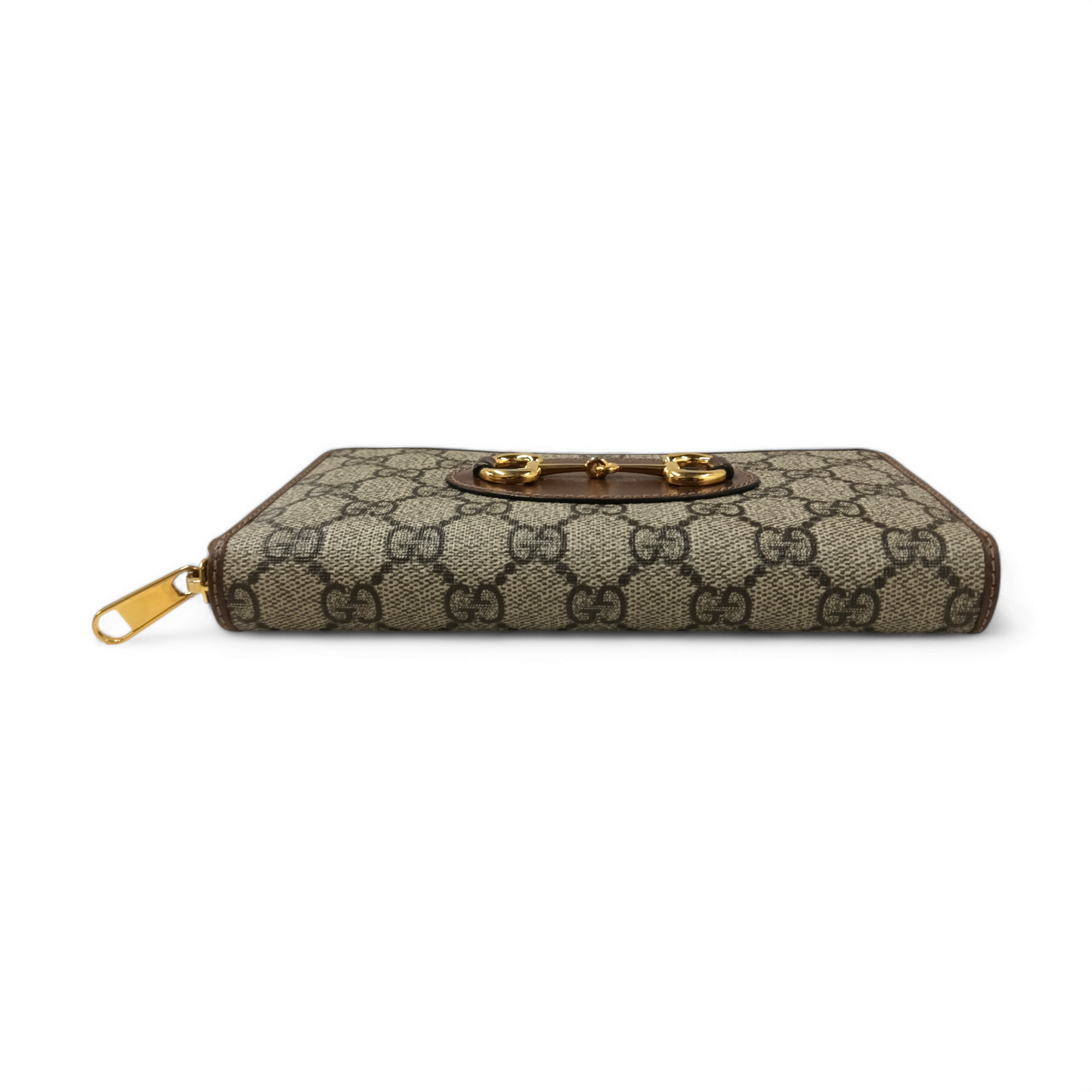 GUCCI Long Wallet 621889 493075 Damage Brown Rank AB
