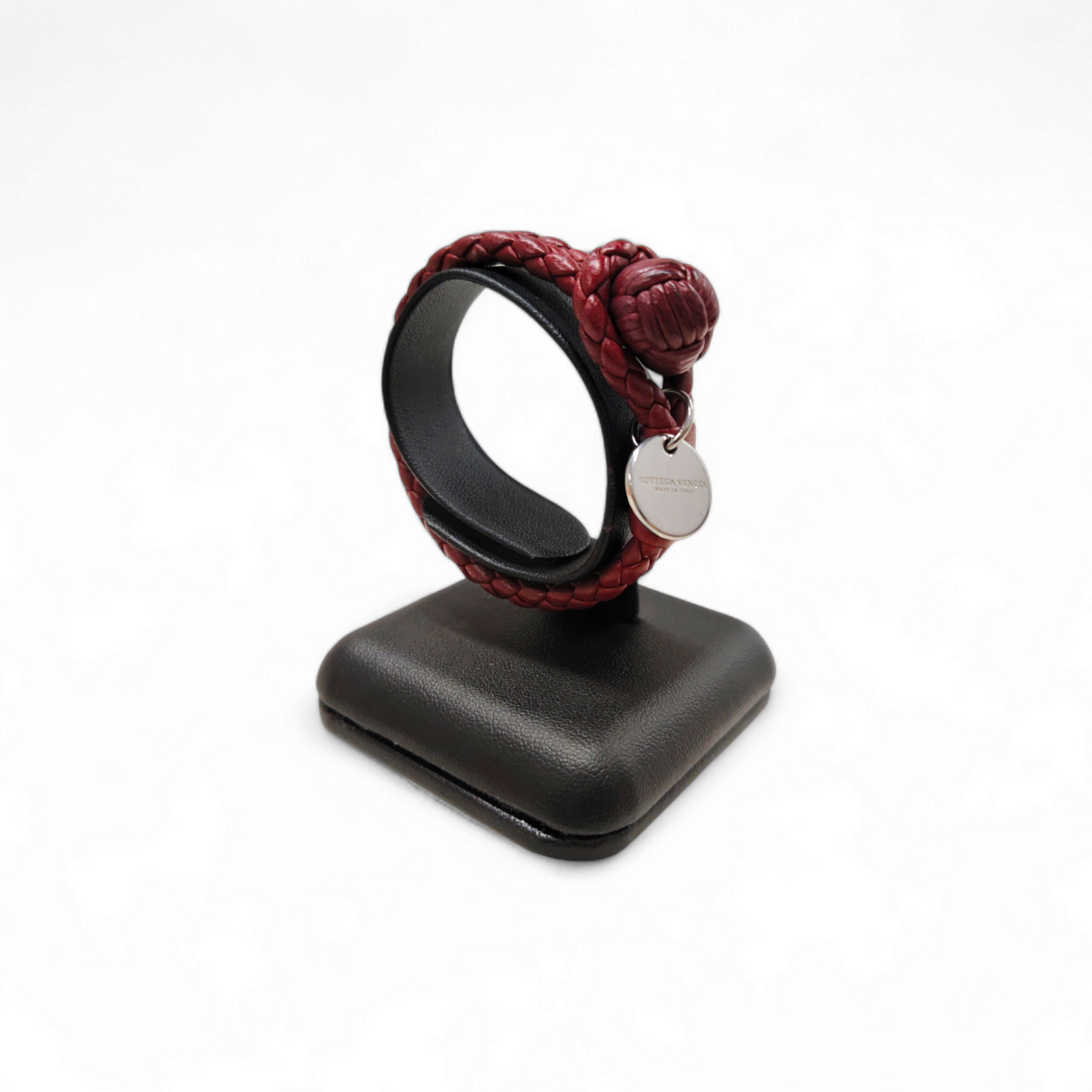 BOTTEGA VENETA Bracelet *Scratch* Bergundy Rank B