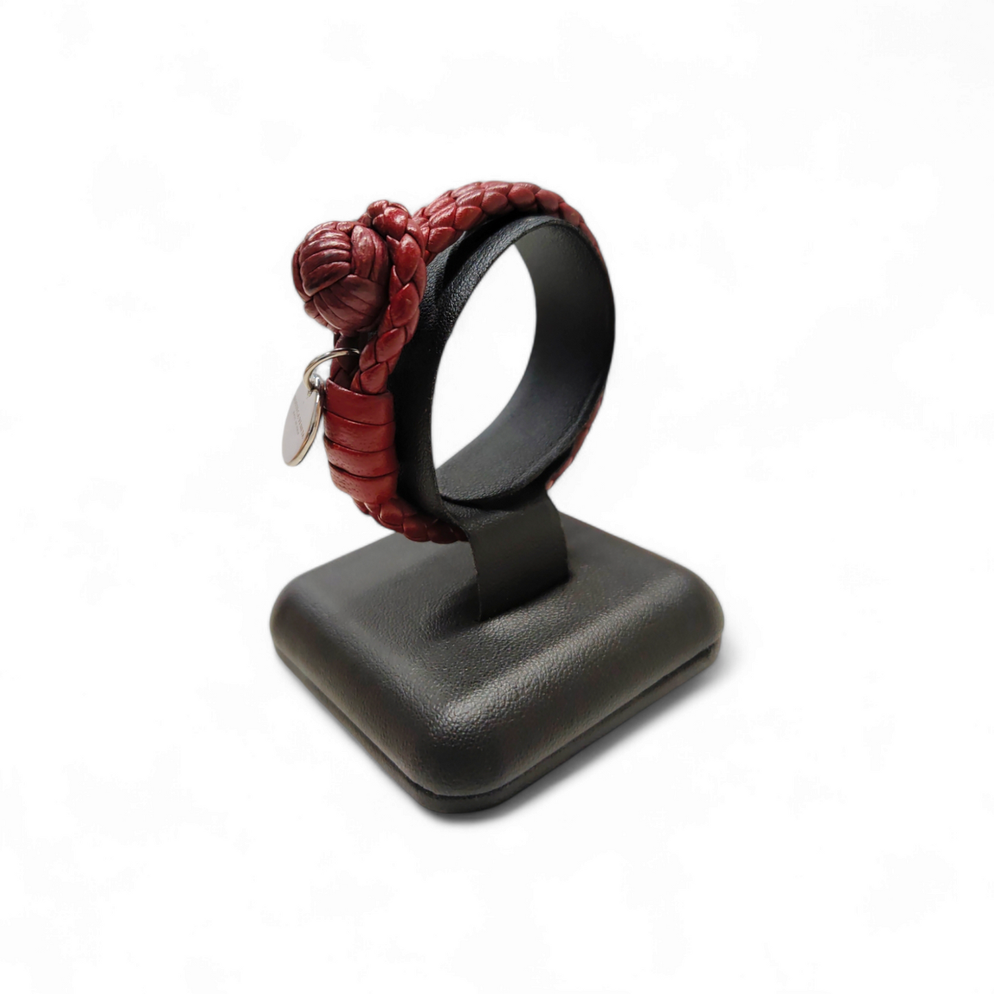 BOTTEGA VENETA Bracelet *Scratch* Bergundy Rank B