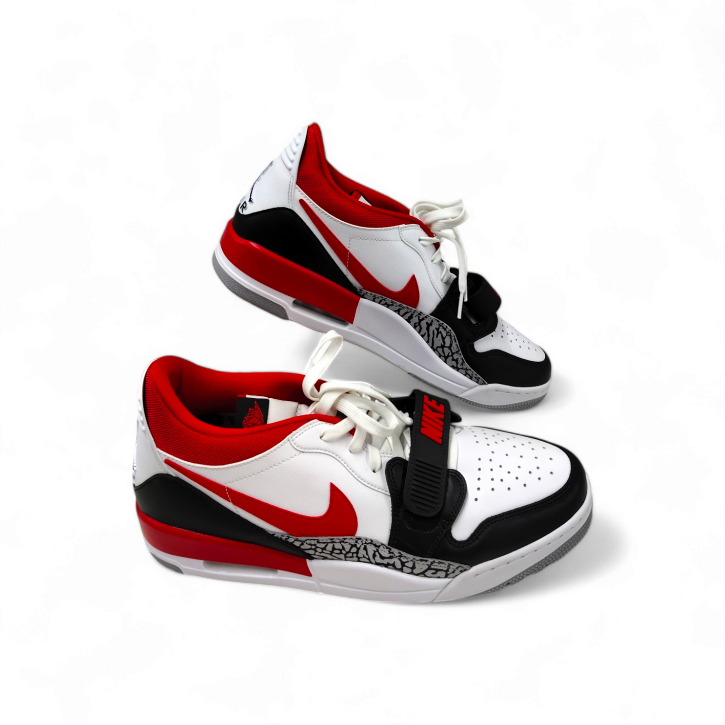 NIKE Sneaker Size 12US CD7069-160 Mens White/Red Rank A
