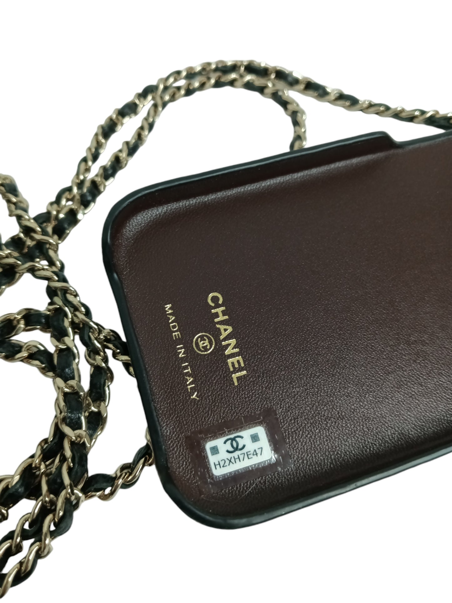 CASE IPHONE 15/15 PRO CHANEL (RANK AB) BLACK H2XH7E47