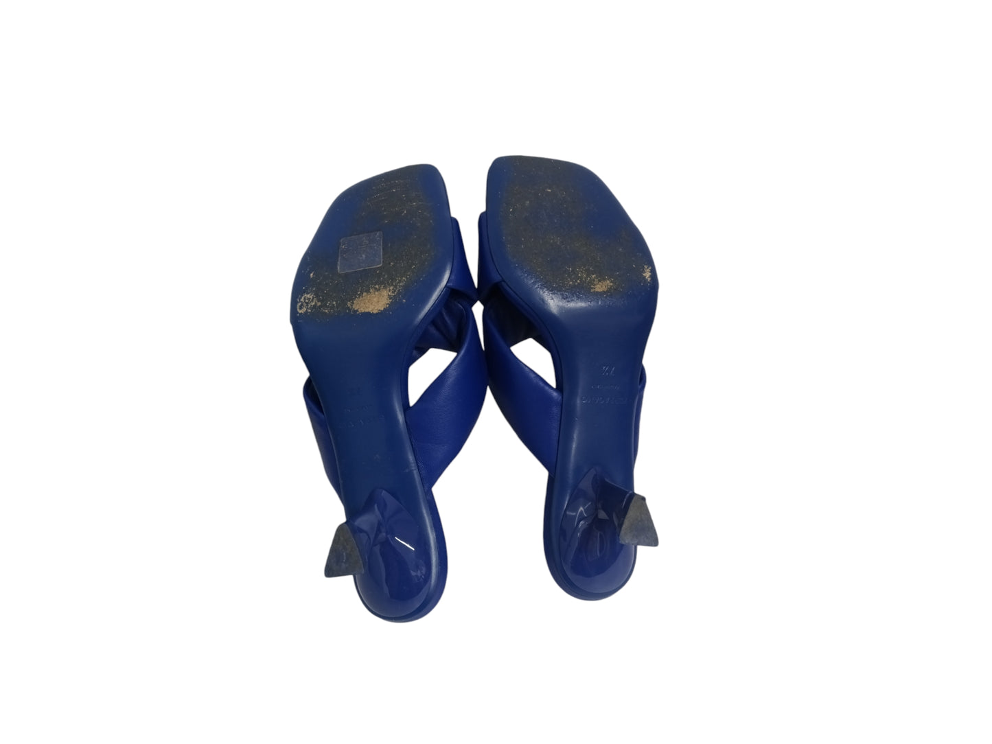 SALVATORE FERRAGAMO SANDAL SIZE 7.5 LADY'S BLUE