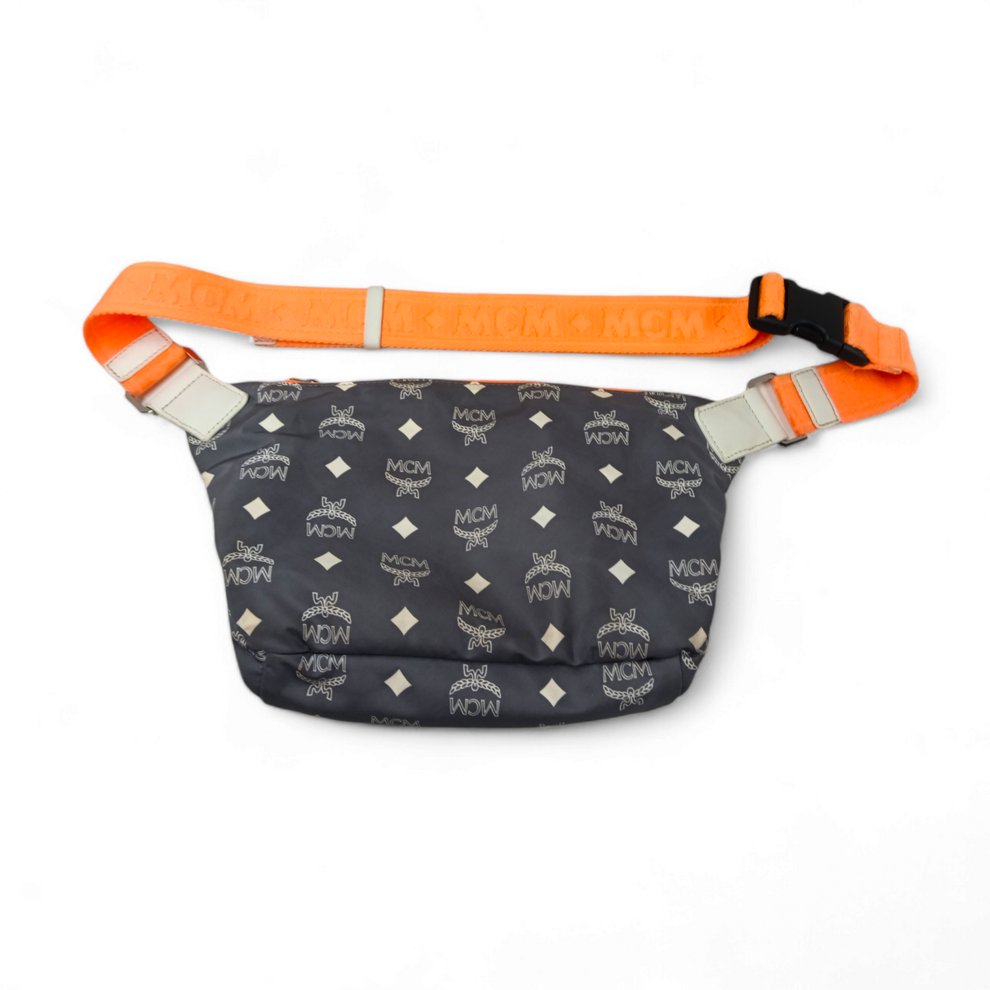 MCM Body Bag MUZ9SRA07FG001 Gray And Orange Rank B