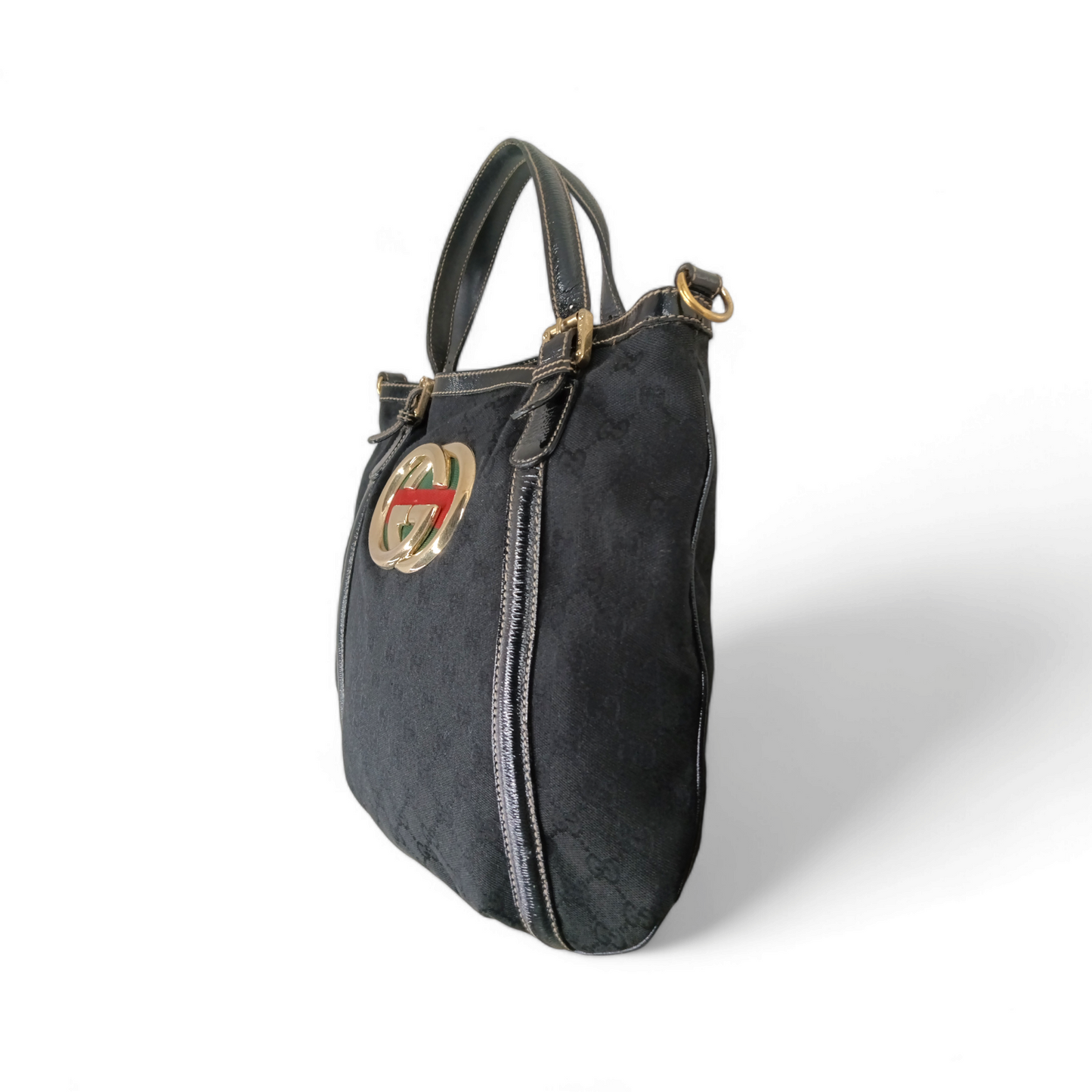 GUCCI 2 WAY BAG 162886 0492783 Black Rank B