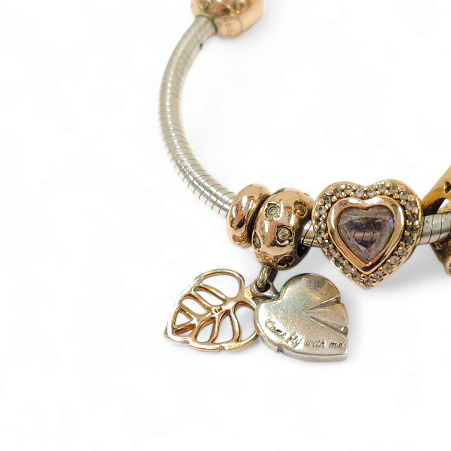 PANDORA CHARM 6 P Rank B *with BOX