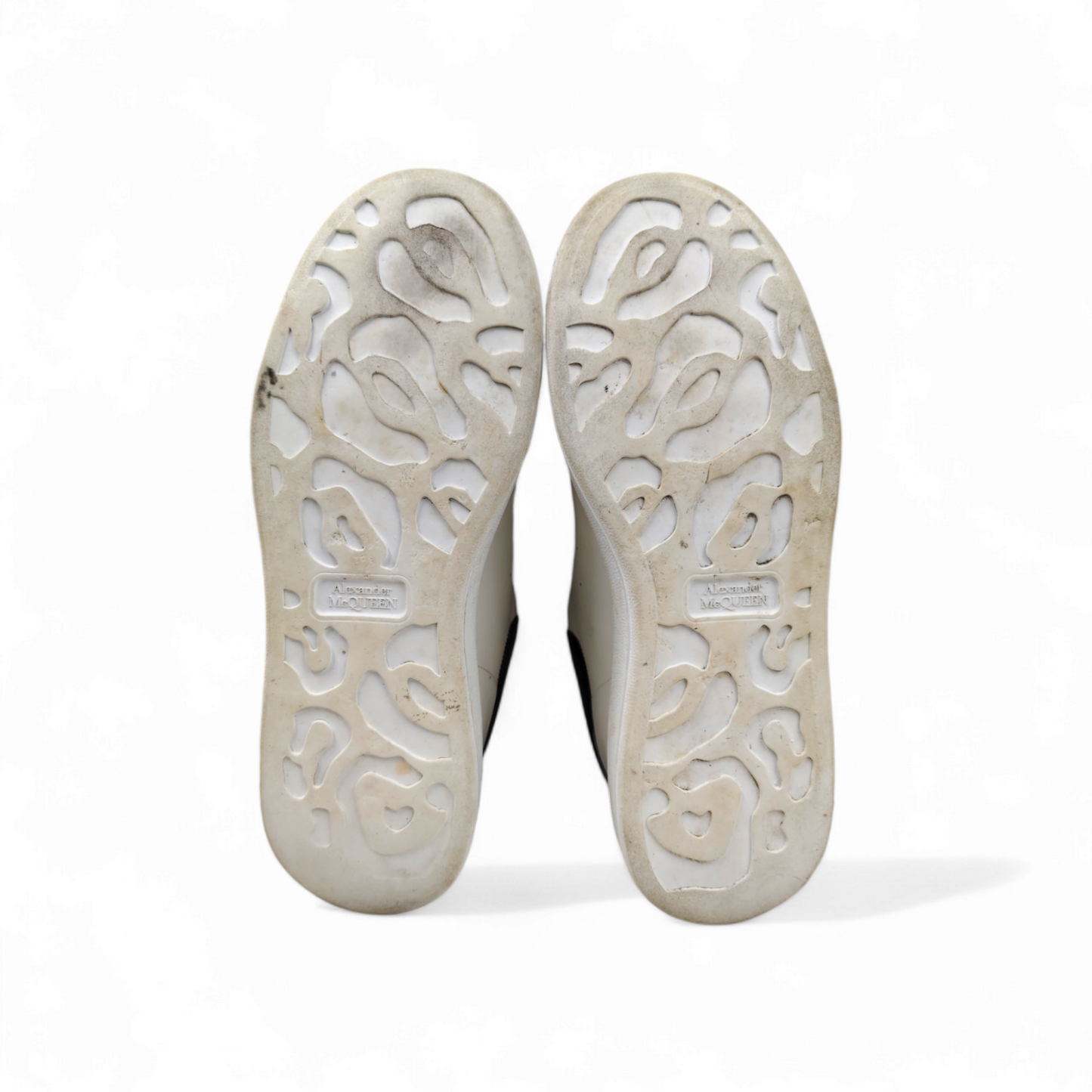 ALEXANDER McQUEEN Sneaker Size 42 1/2 Mens White/Black Rank BC