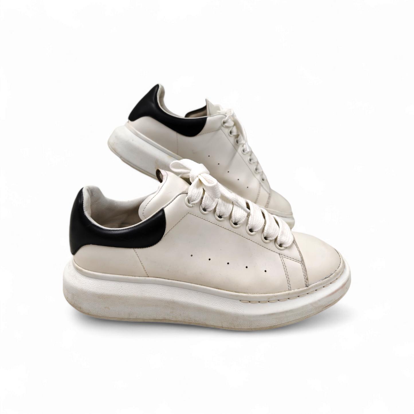 ALEXANDER McQUEEN Sneaker Size 42 1/2 Mens White/Black Rank BC