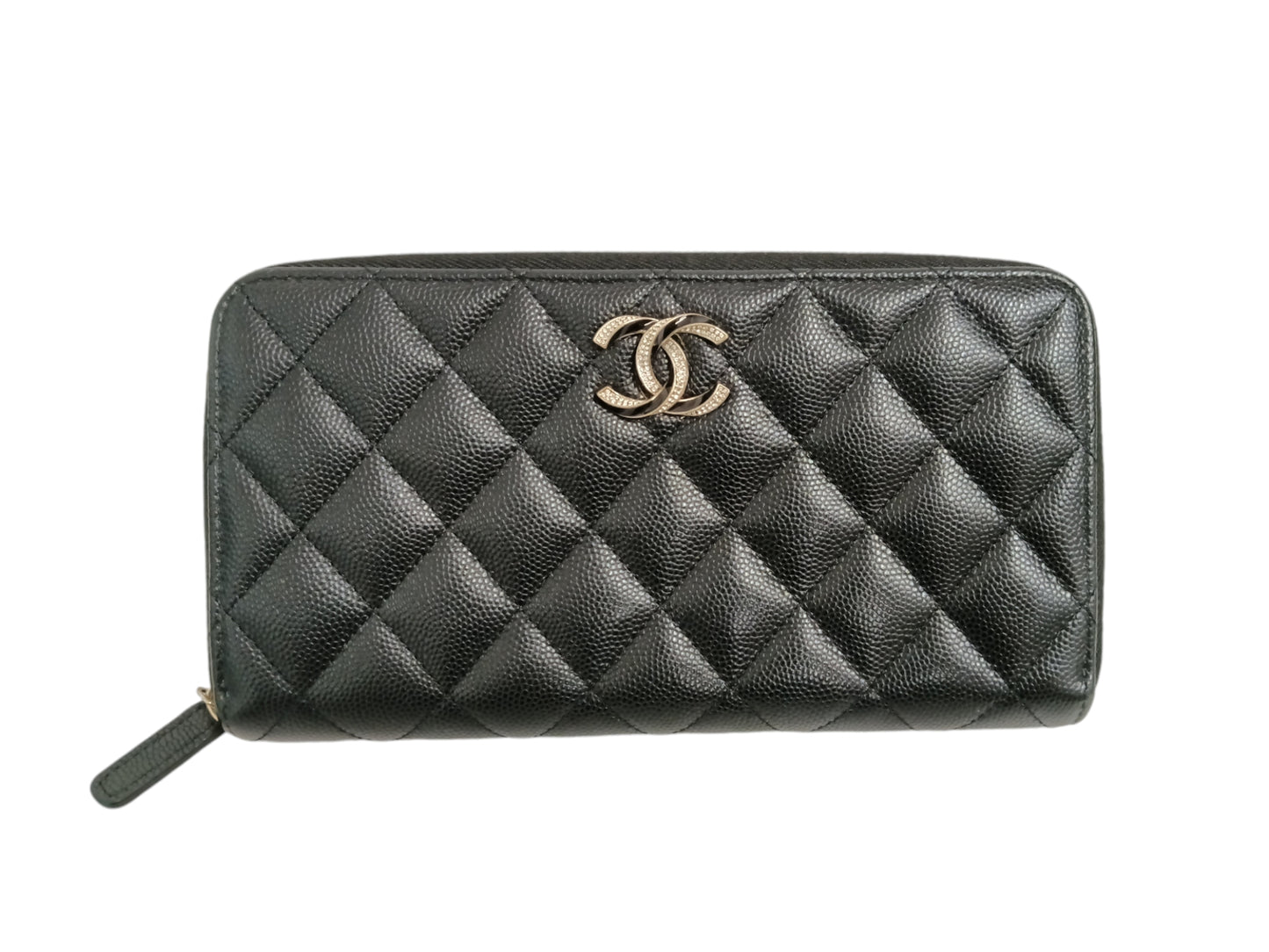 Chanel Long Wallet AP3337 RANK (AB) Black