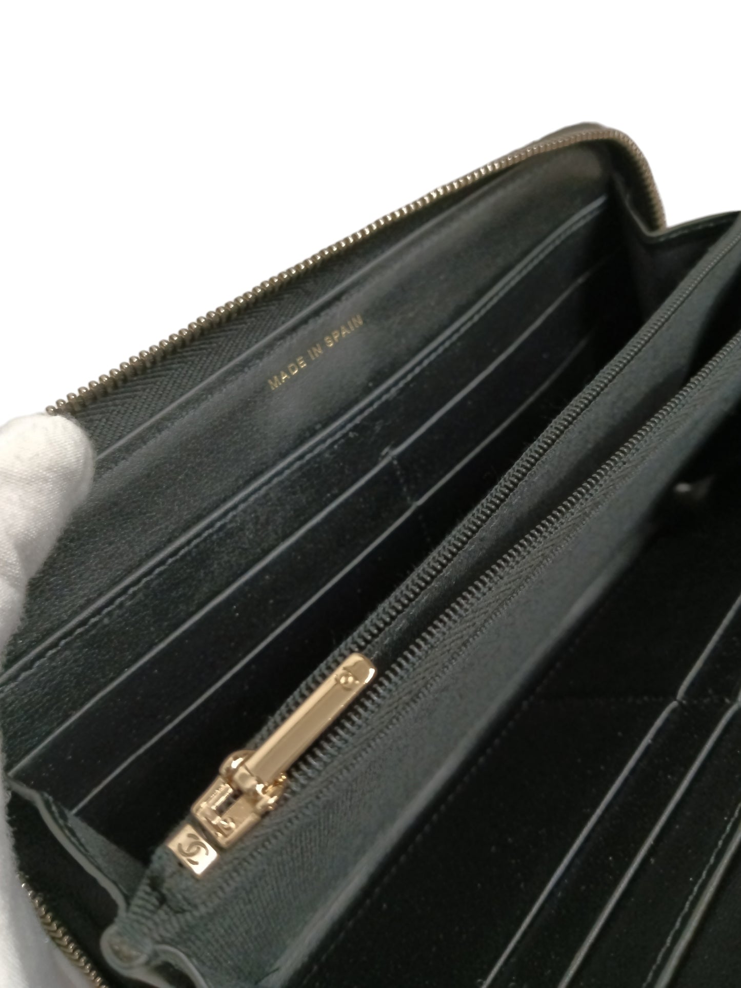 Chanel Long Wallet AP3337 RANK (AB) Black
