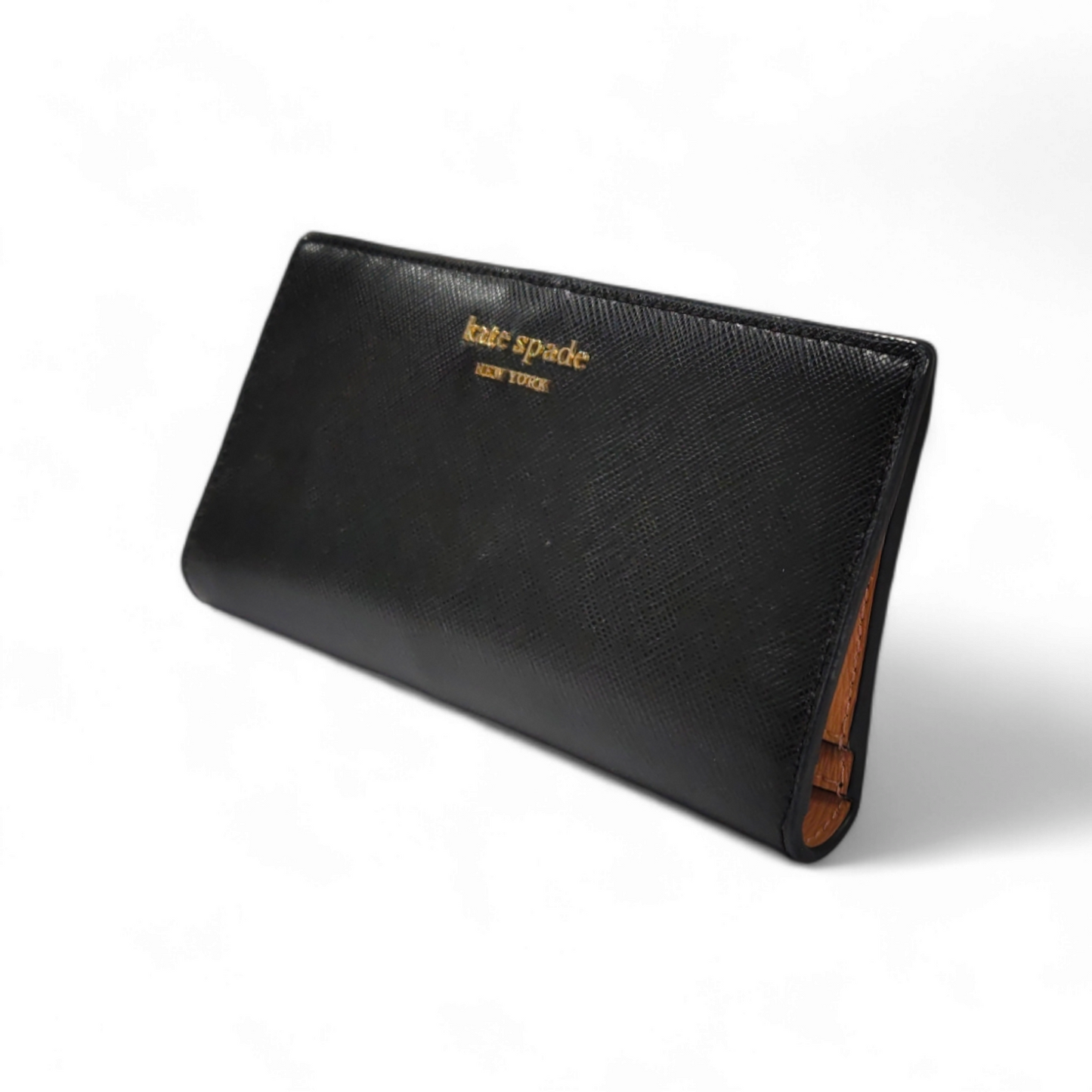 Kate Spade Long Wallet Black/Pink Rank B