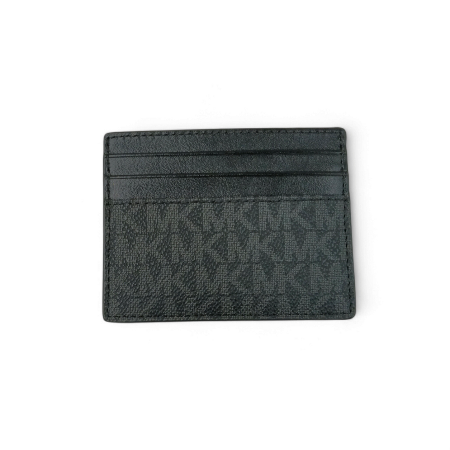 MICHAEL KORS Card Case 36S3LC0D2B Black/White/Pink Rank B