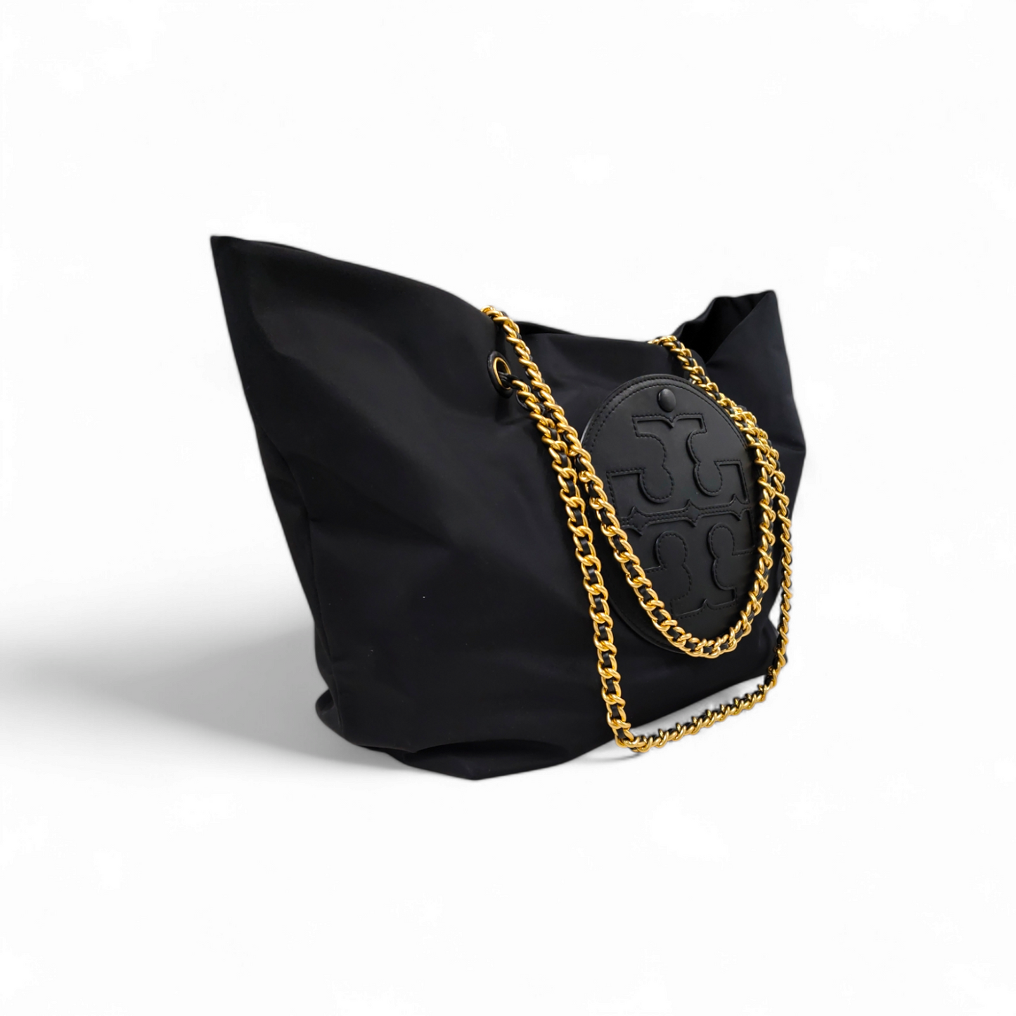 TORY BURCH Tote Bag 152313 Black ELLA CHAIN Black Rank A
