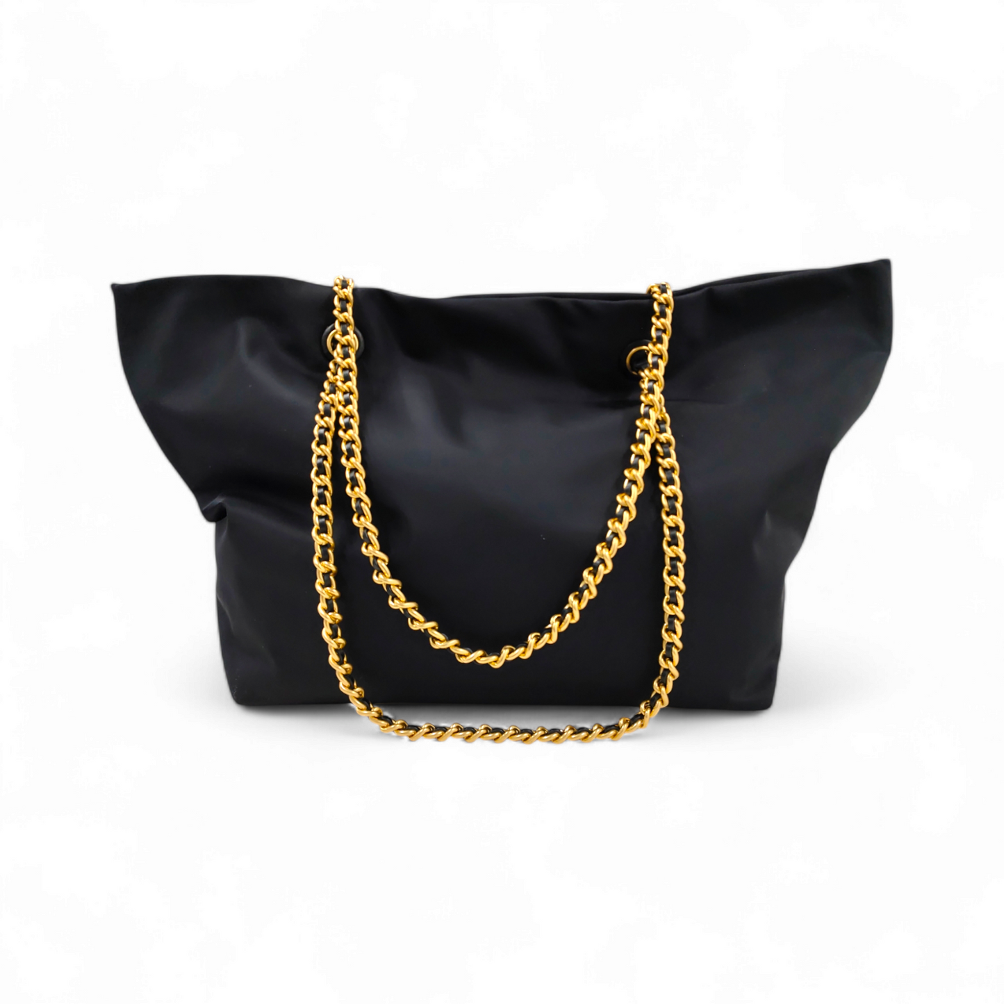 TORY BURCH Tote Bag 152313 Black ELLA CHAIN Black Rank A