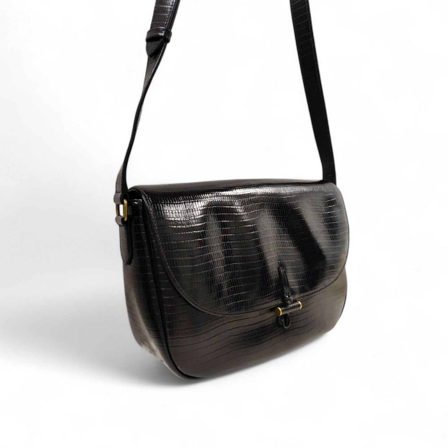 TOUT Y EST Shoulder bag *Stain* Black Rank B