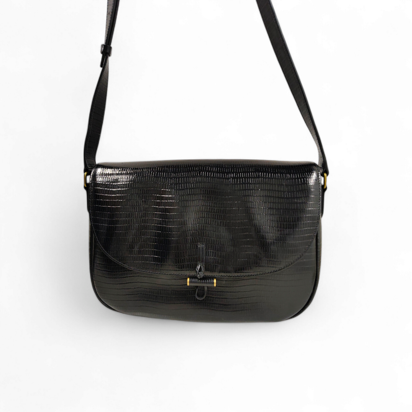 TOUT Y EST Shoulder bag *Stain* Black Rank B