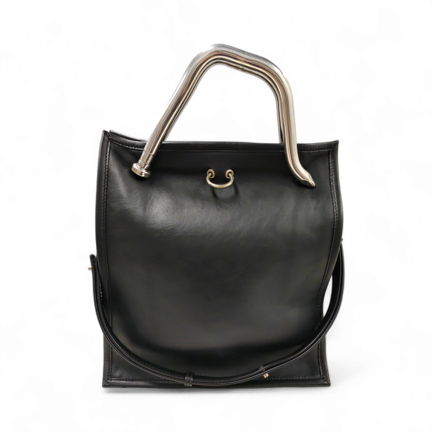 OFFWHITE Tote Bag NAILED BLACK Rank B
