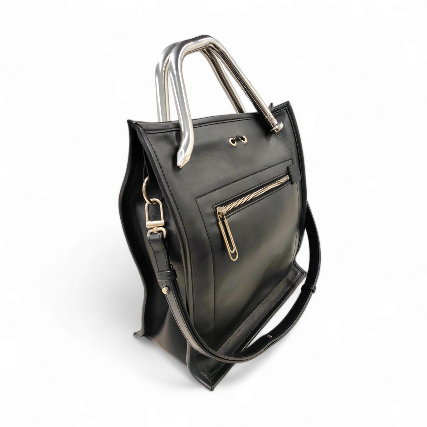 OFFWHITE Tote Bag NAILED BLACK Rank B