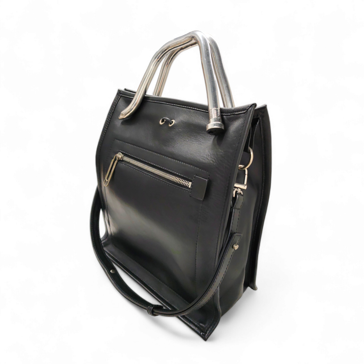 OFFWHITE Tote Bag NAILED BLACK Rank B