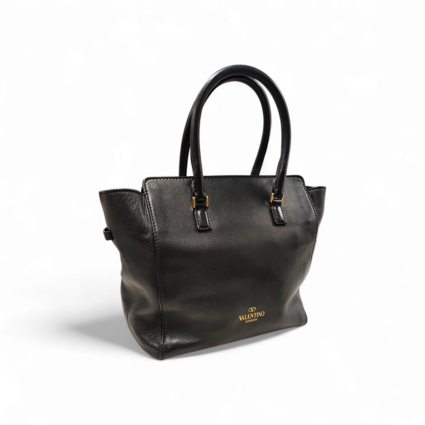 VALENTINO GARAVANI 2WAY Bag Black *Damage* Rank C