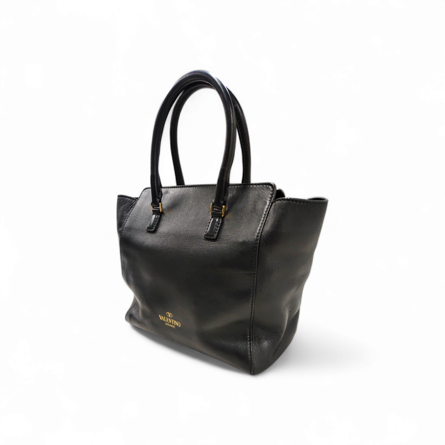 VALENTINO GARAVANI 2WAY Bag Black *Damage* Rank C