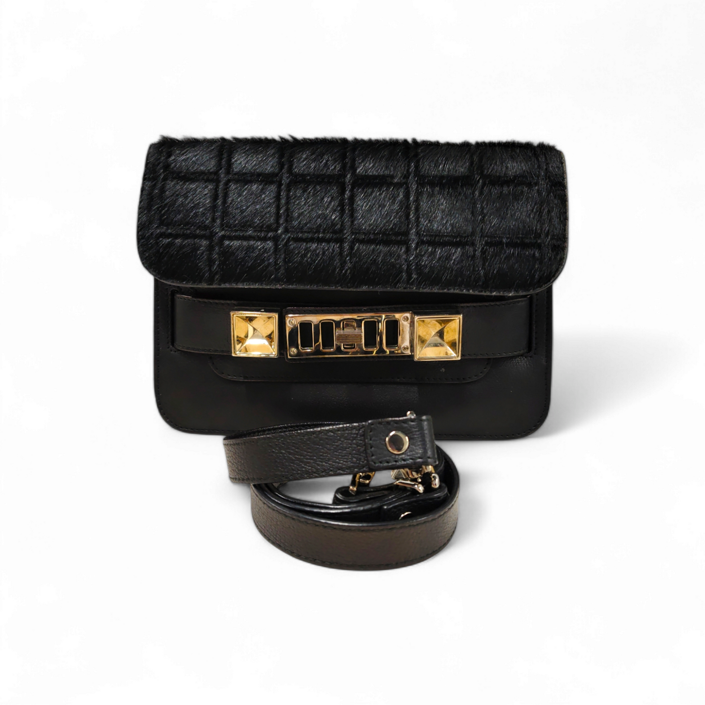 Proenza Schouler Shoulder bag PS11 Black Rank B