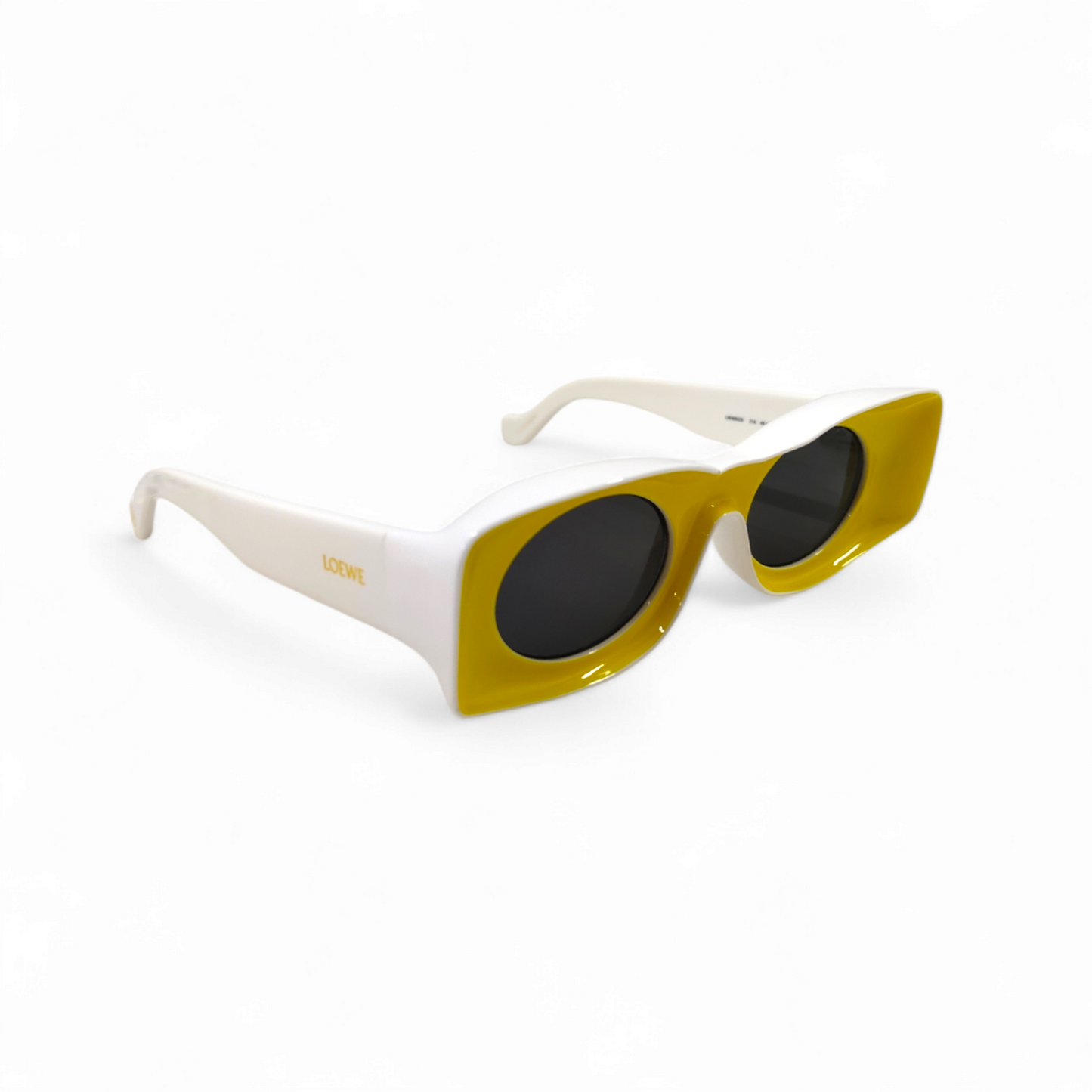 LOEWE Sunglasses LW40031 Yellow/White Rank A