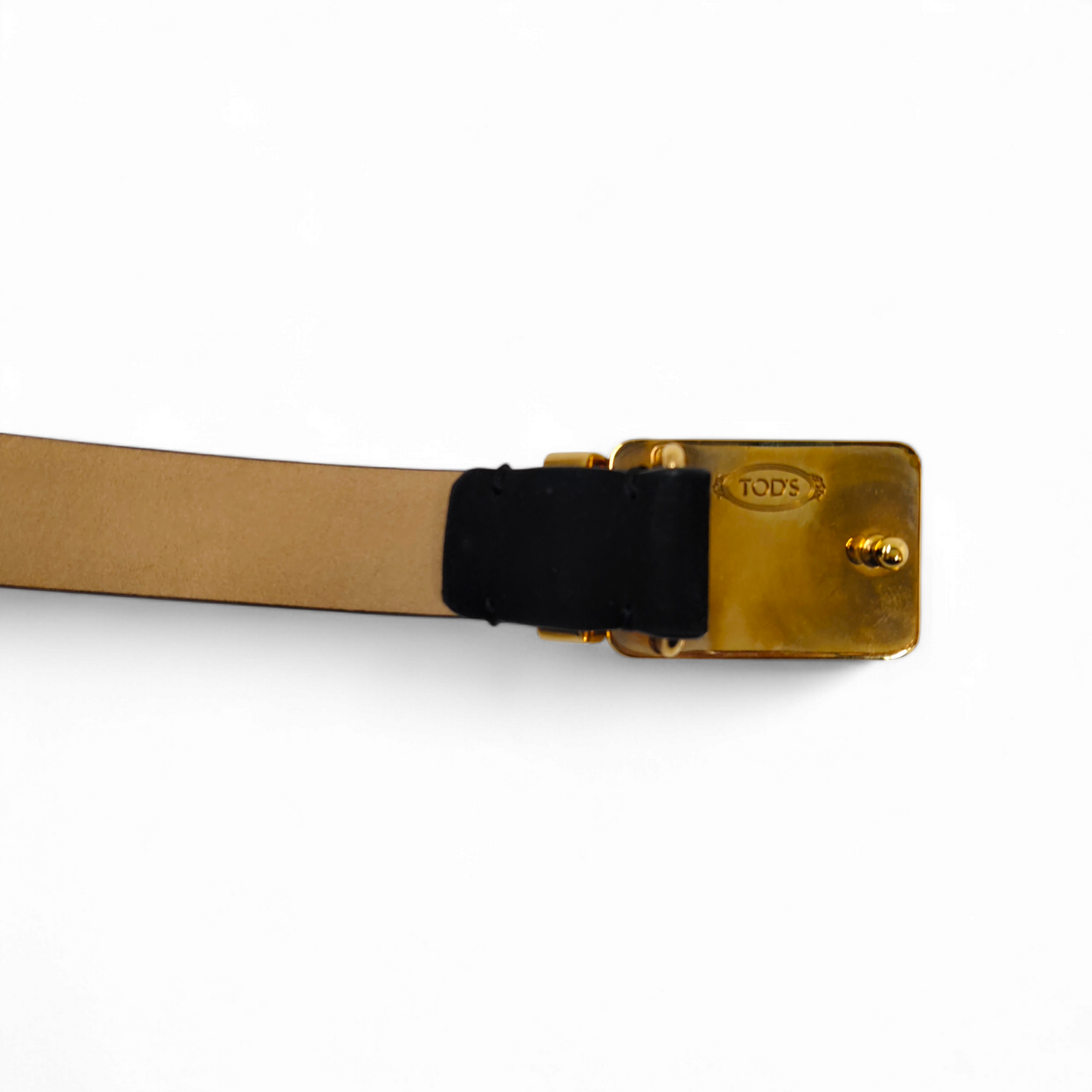 TOD'S Belt PH30 Black Rank B