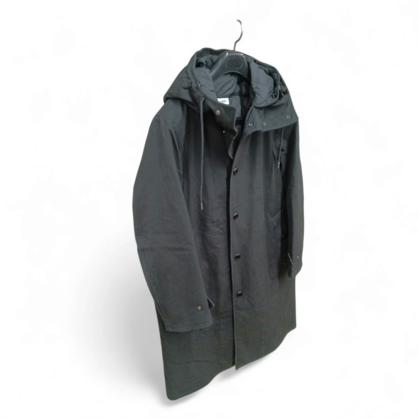 BURBERRY Trench Coat Size 46 Lady's Black Rank B