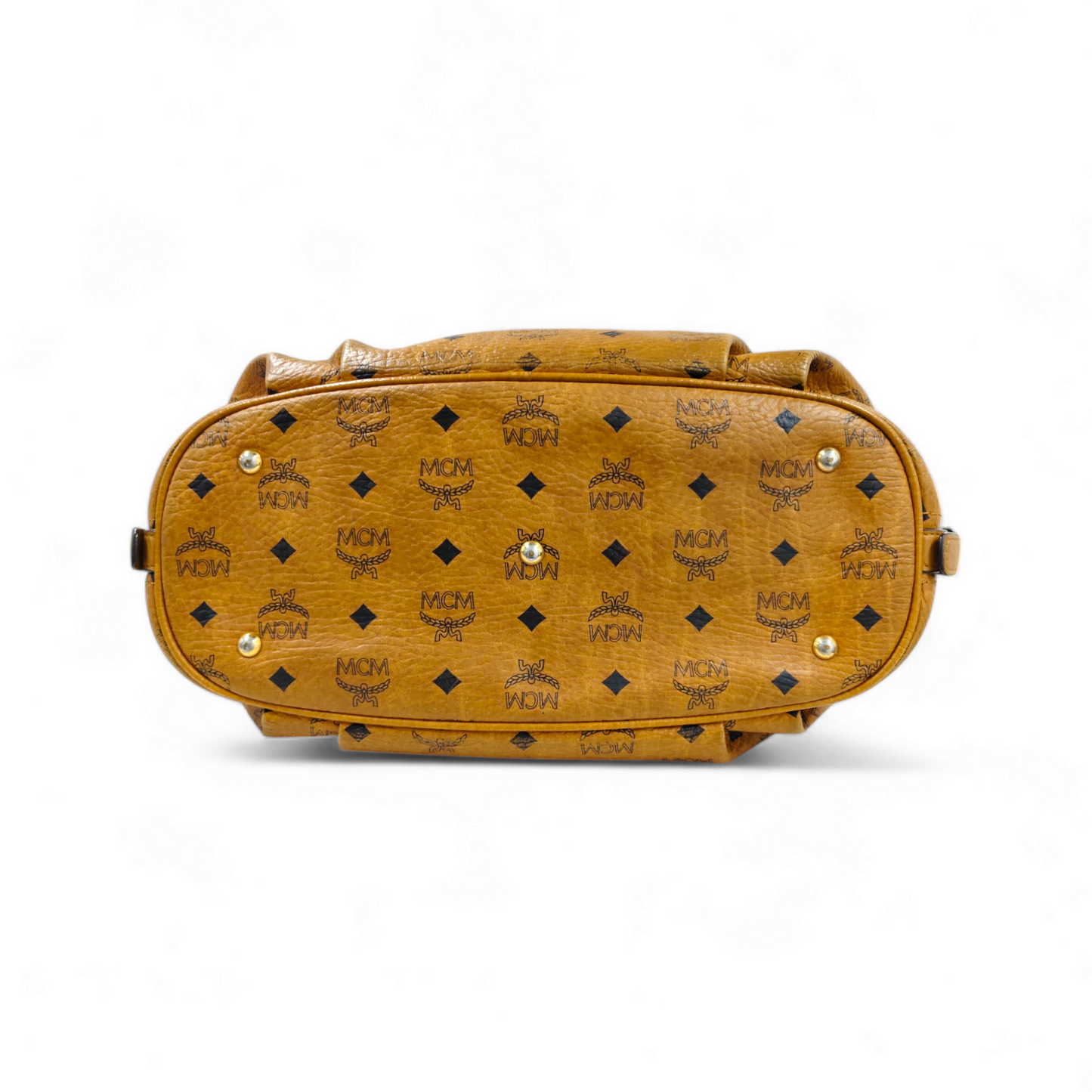 MCM Handbag 1010099040122 *Damage Brown Rank BC