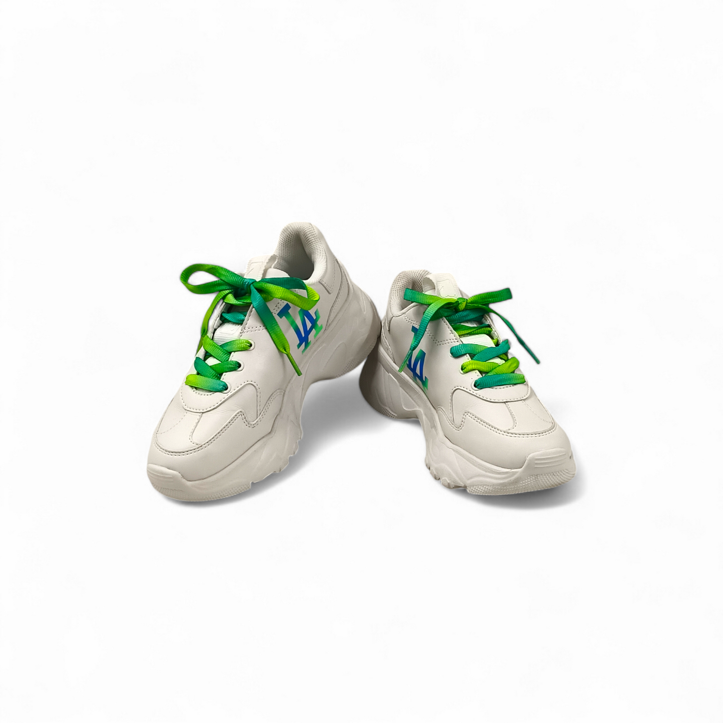 MLB Sneaker SIZE 36.5 3ASH0R3N Lady's White *Stain* Monogram LA Rank A