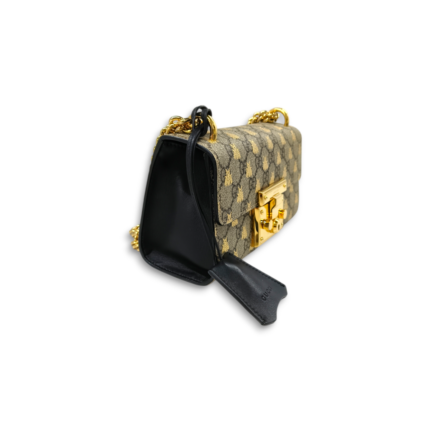 GUCCI Shoulder Bag 409487 46628 Beige Rank B