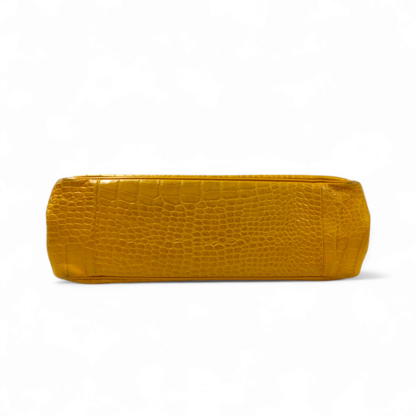 LONGCHAMP Leather Shoulder Bag *Scratch* 1686158620 Yellow Rank B