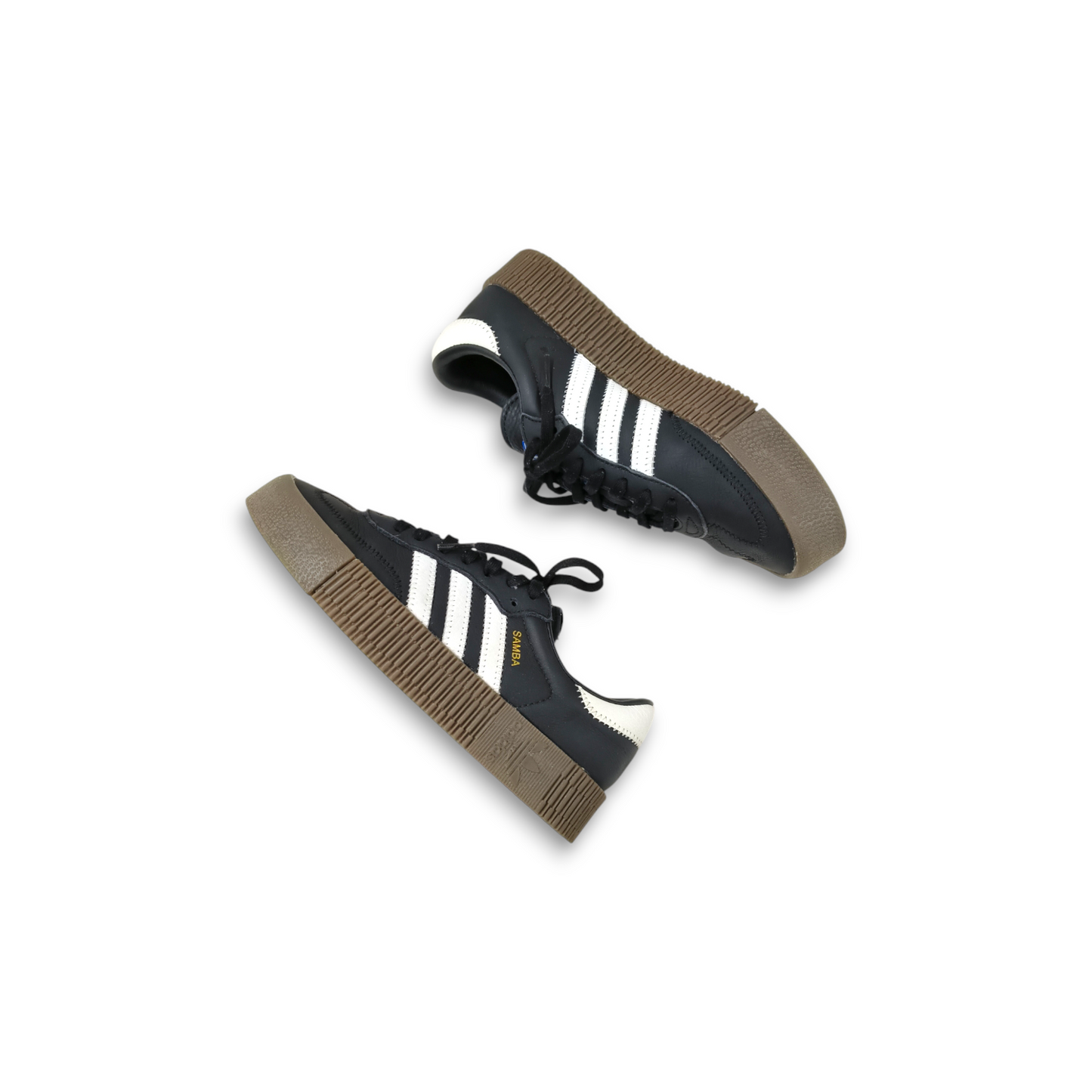 adidas Sneaker SIZE 24cm Lady's B28156 Black Rank B