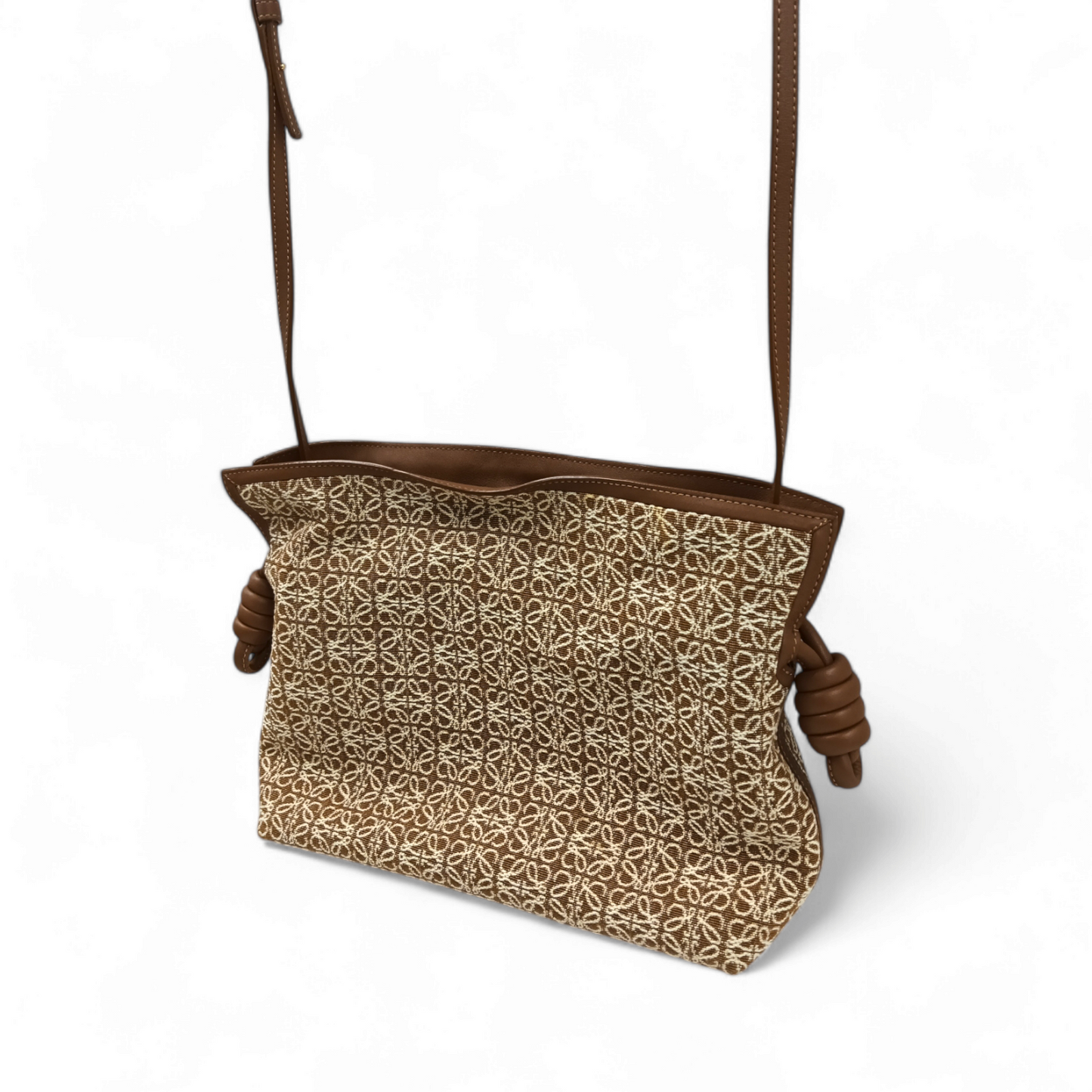 LOEWE Shoulder bag CUBI BAG *Stain Brown Rank B