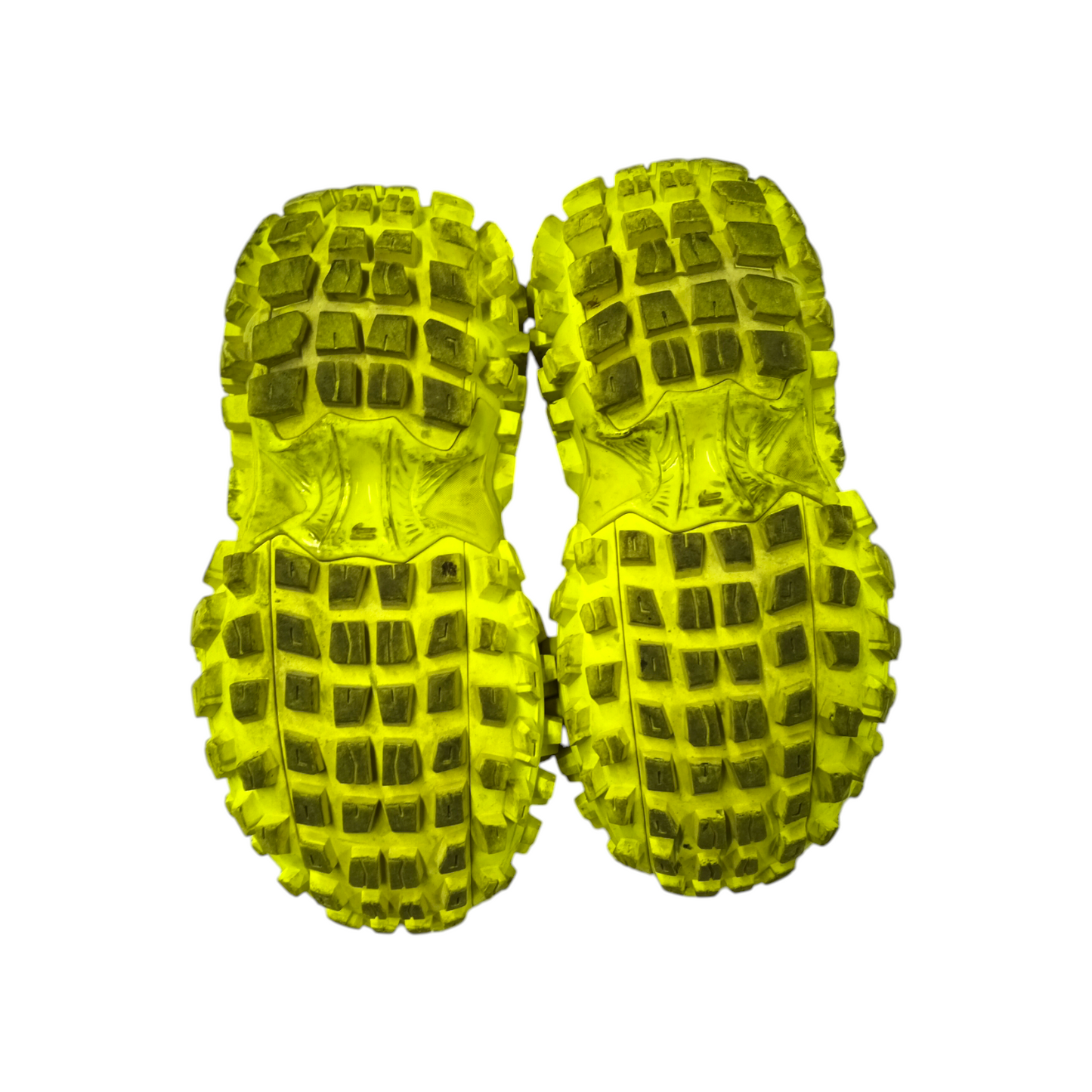 BALENCIAGA Sneaker SIZE 39 Lady's Yellowish Green 685613 *Stain* Rank B