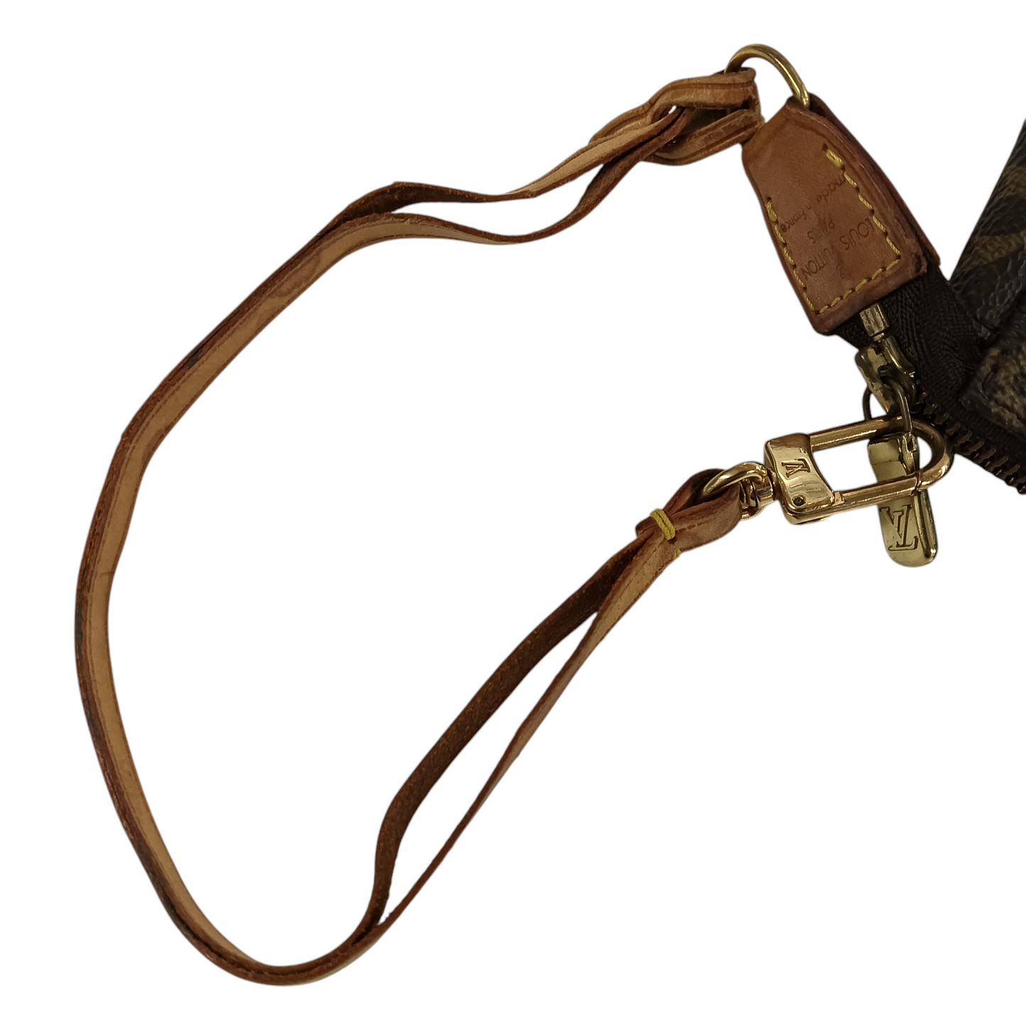 LOUIS VUITTON HANDBAG Monogram M51980 Rank C Brown *Handle Damage* AR0948