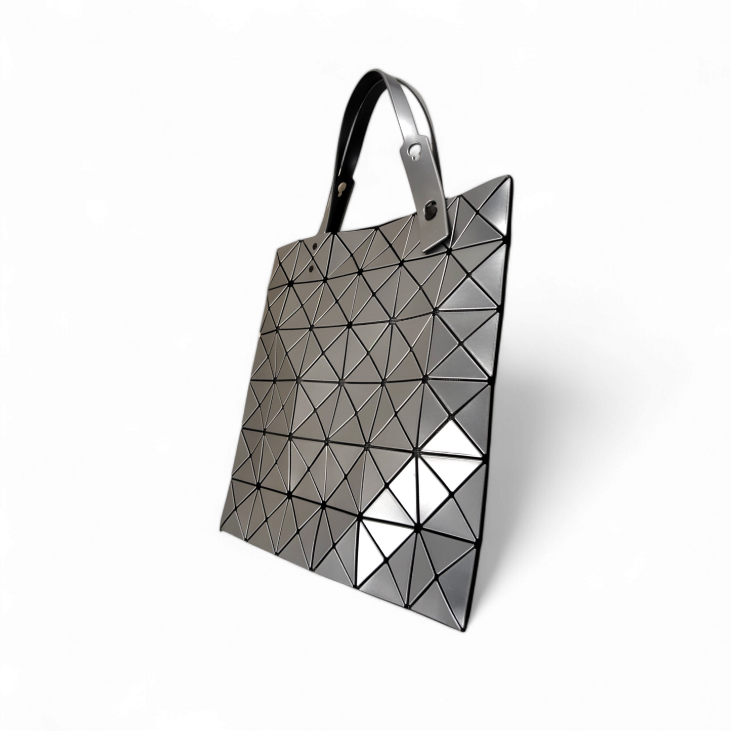 BAO BAO ISSEY MIYAKE Tote Bag BB13-AG053 Gray * Stain * Rank B