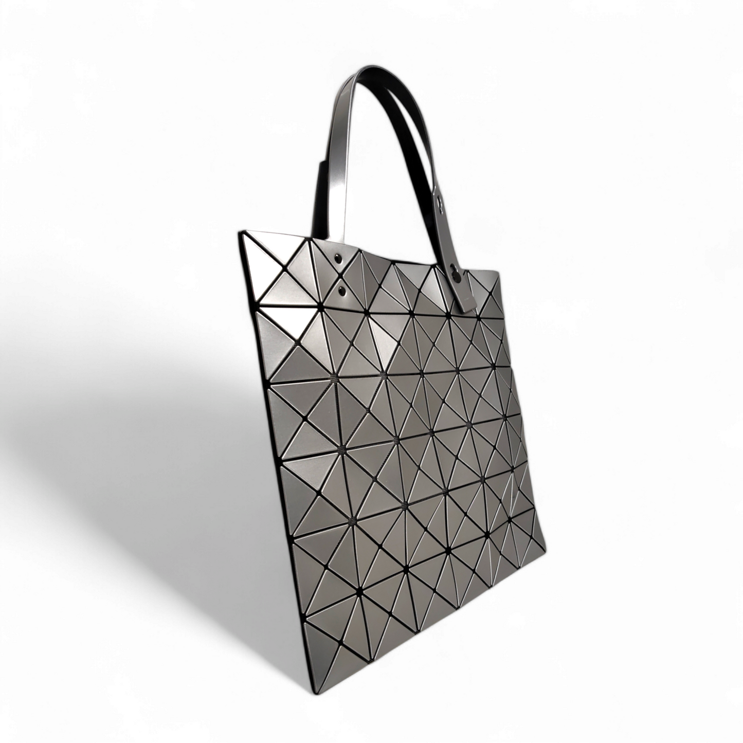 BAO BAO ISSEY MIYAKE Tote Bag BB13-AG053 Gray * Stain * Rank B