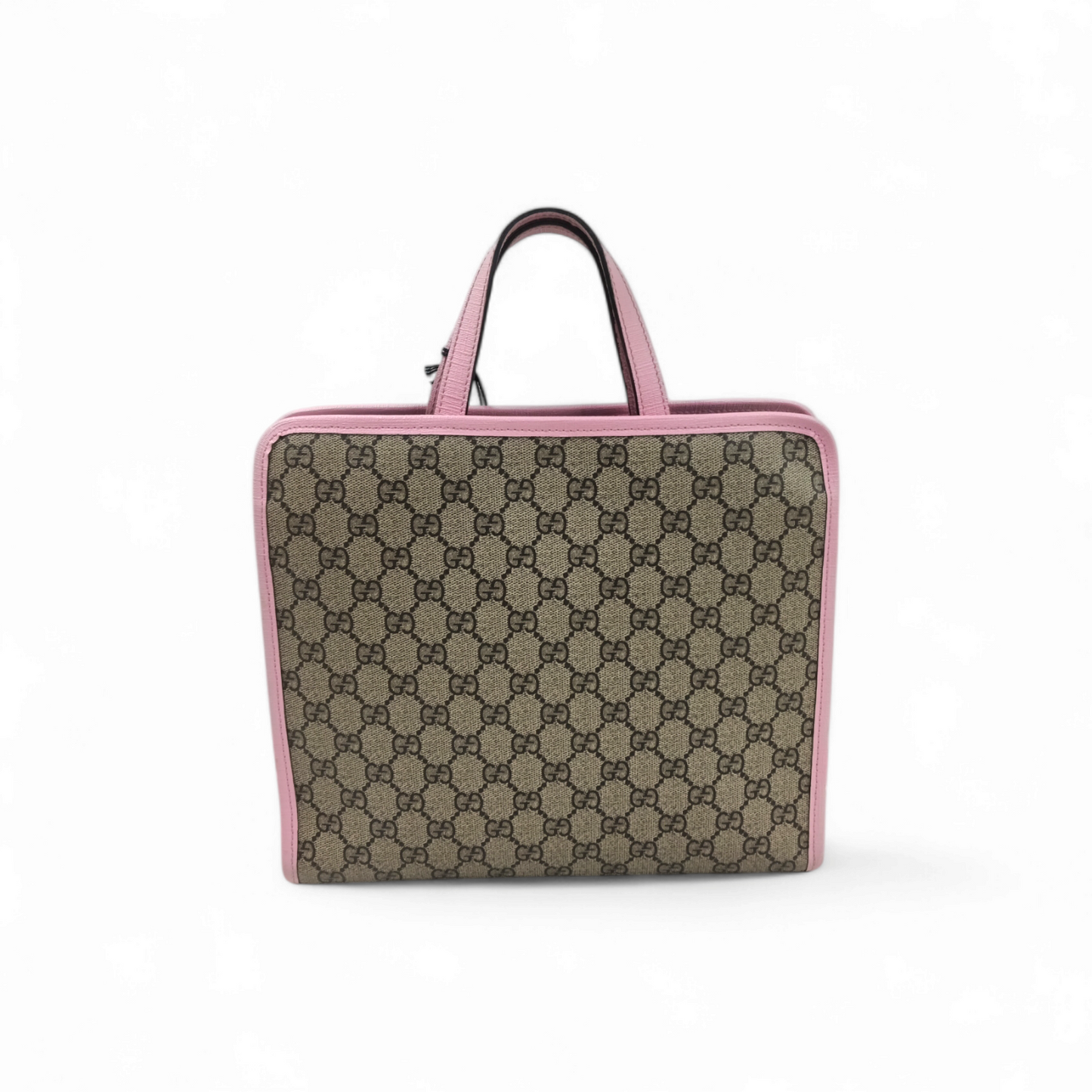 GUCCI Handbag Children's PVC 605614 Brown/Pink 52981 Rank B