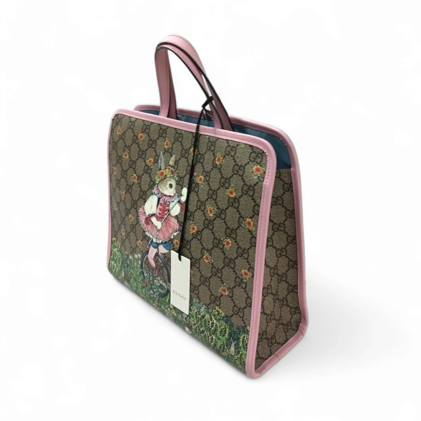 GUCCI Handbag Children's PVC 605614 Brown/Pink 52981 Rank B